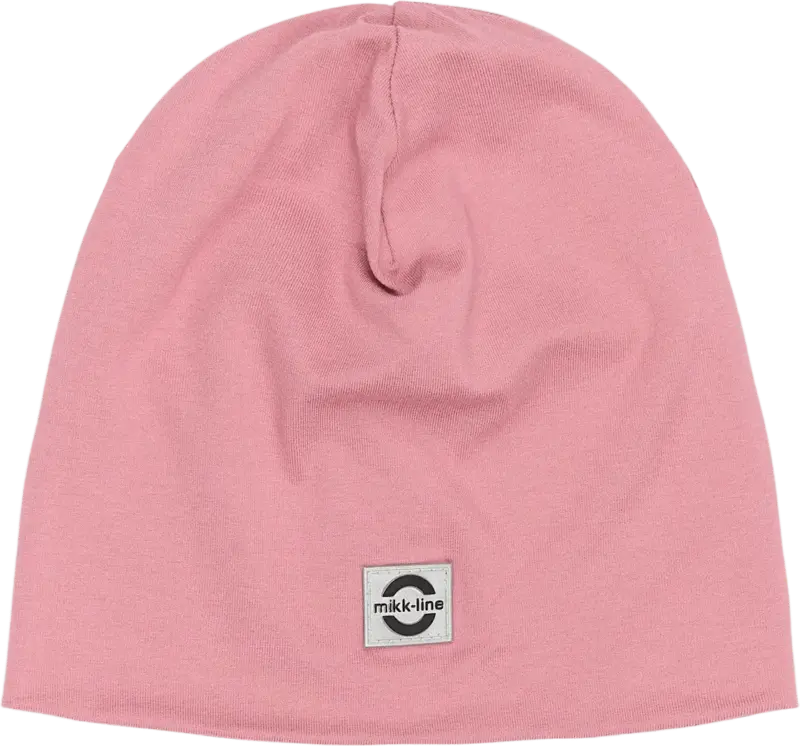 Mikk-Line Beanie mit Viskose, rosa, Gr. 110/116