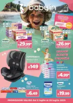 Baby In Grandi scorte vacanza - al 26.07.2025
