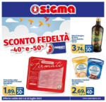 Sigma Sconto fedelta -40% e -50%, Sigma - al 16.07.2025