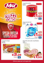 Max Supermercati Prezzi tondi - al 16.07.2025