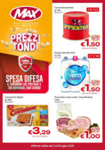 Max Supermercati Prezzi tondi - al 16.07.2025