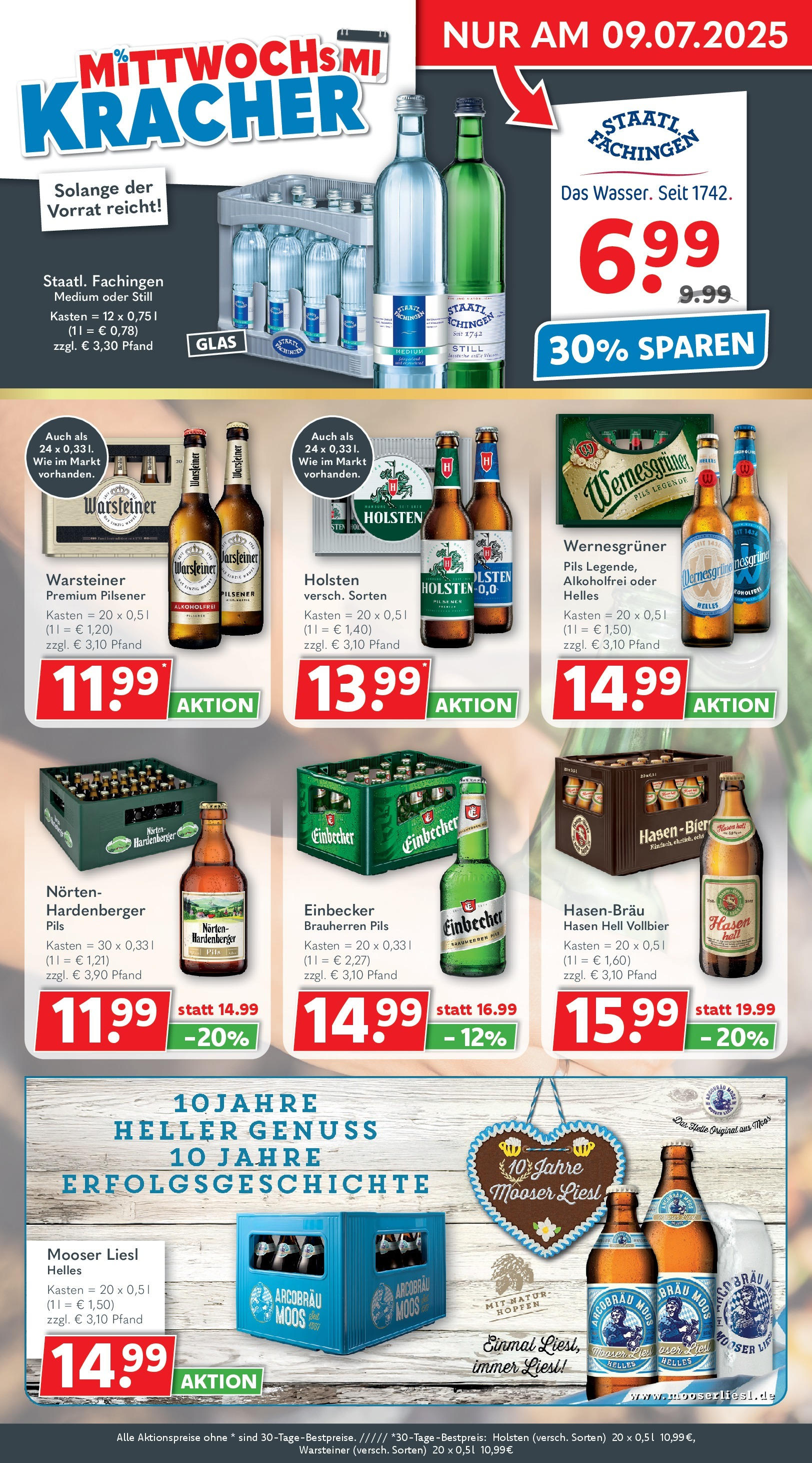 Getränkeland - Getränkeland: Getränkeangebote (ab 06.07.2025) zum Blättern | Seite: 2 | Produkte: Bier, Pils, Wernesgruner, Holsten