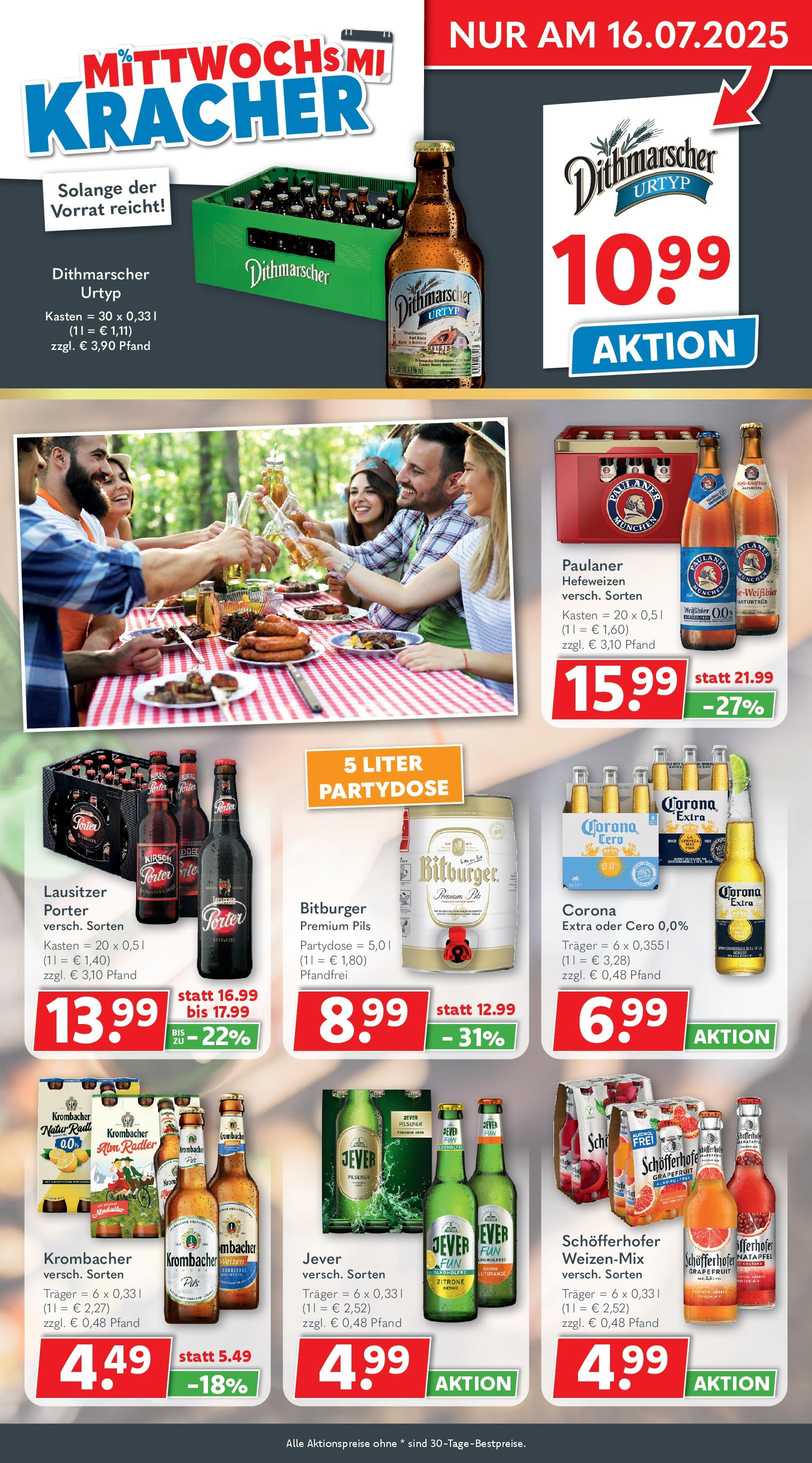 Getränkeland - Getränkeland: Getränkeangebote (ab 06.07.2025) zum Blättern | Seite: 3 | Produkte: Bitburger, Grapefruit, Zitrone, Krombacher
