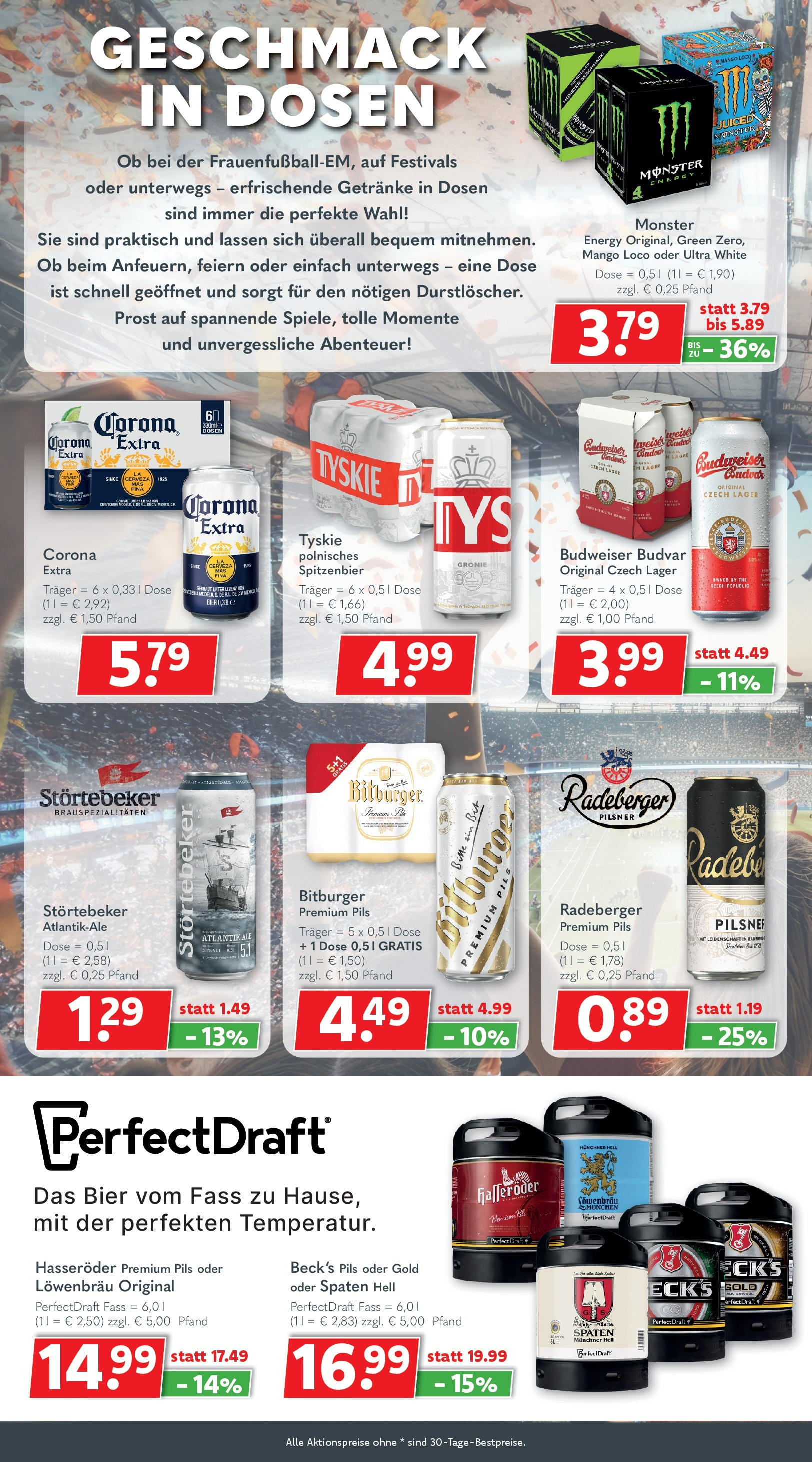 Getränkeland - Getränkeland: Getränkeangebote (ab 06.07.2025) zum Blättern | Seite: 4 | Produkte: Bier, Pils, Budweiser, Hasseröder