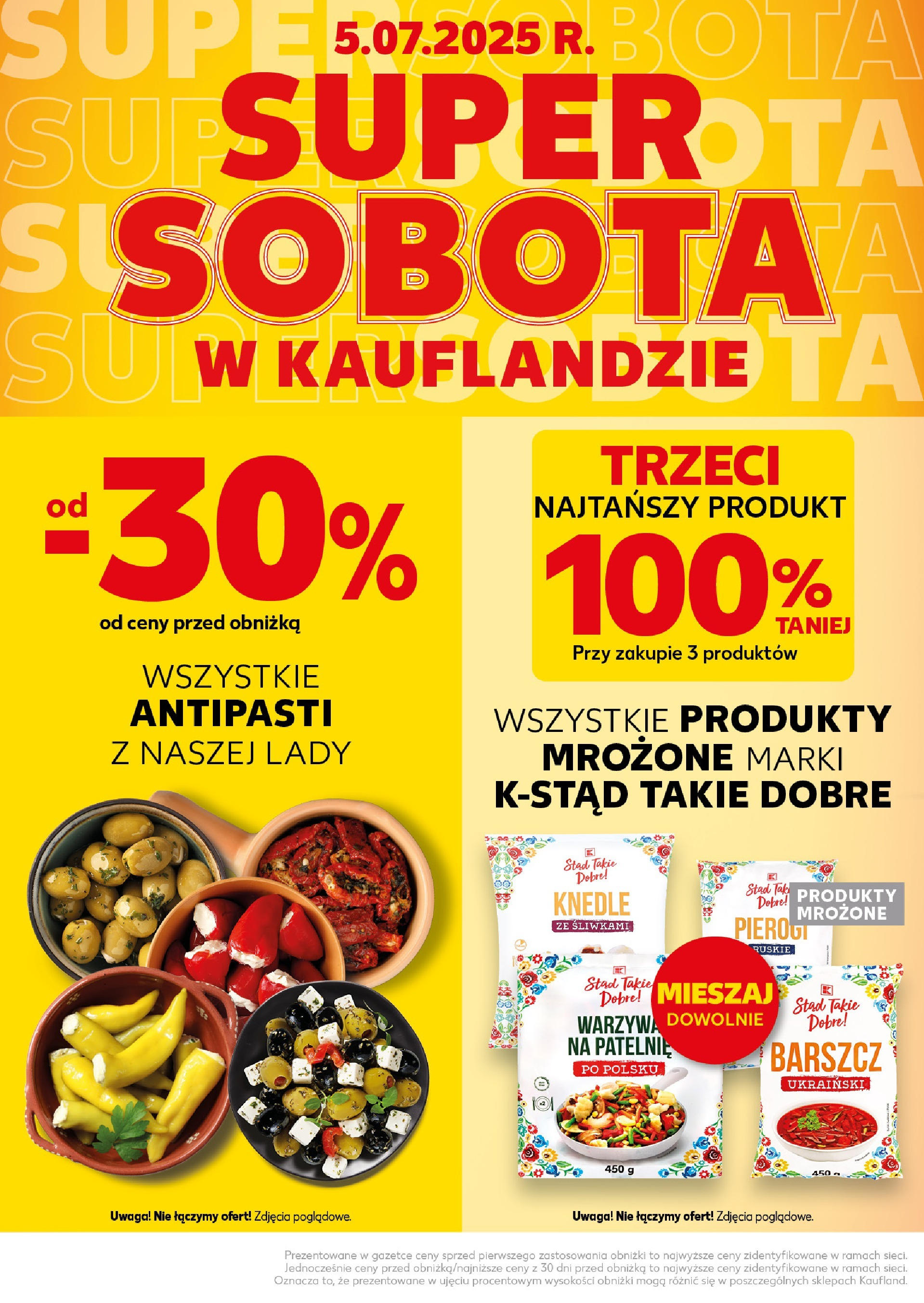 Kaufland - Kaufland Super Sobota ważne do 5.07 od 03.07.2025 - od jutra PDF | Strona: 2 | Produkty: Barszcz, Warzywa na patelnie, Barszcz ukraiński, Knedle