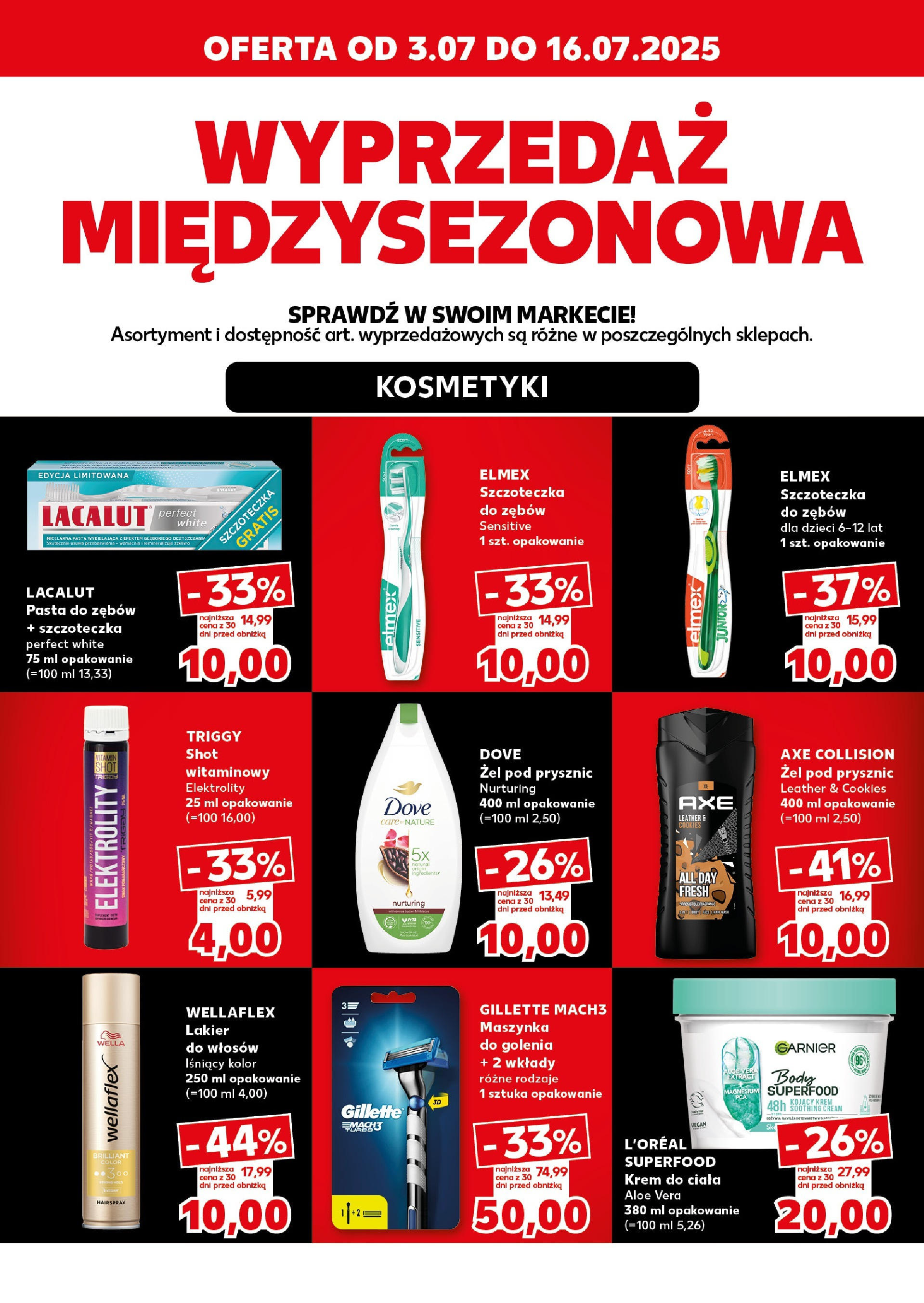 Kaufland - Kaufland Super Sobota ważne do 5.07 od 03.07.2025 - od jutra PDF | Strona: 20 | Produkty: Kosmetyki, Prysznic, Body, Szczoteczka do zębów