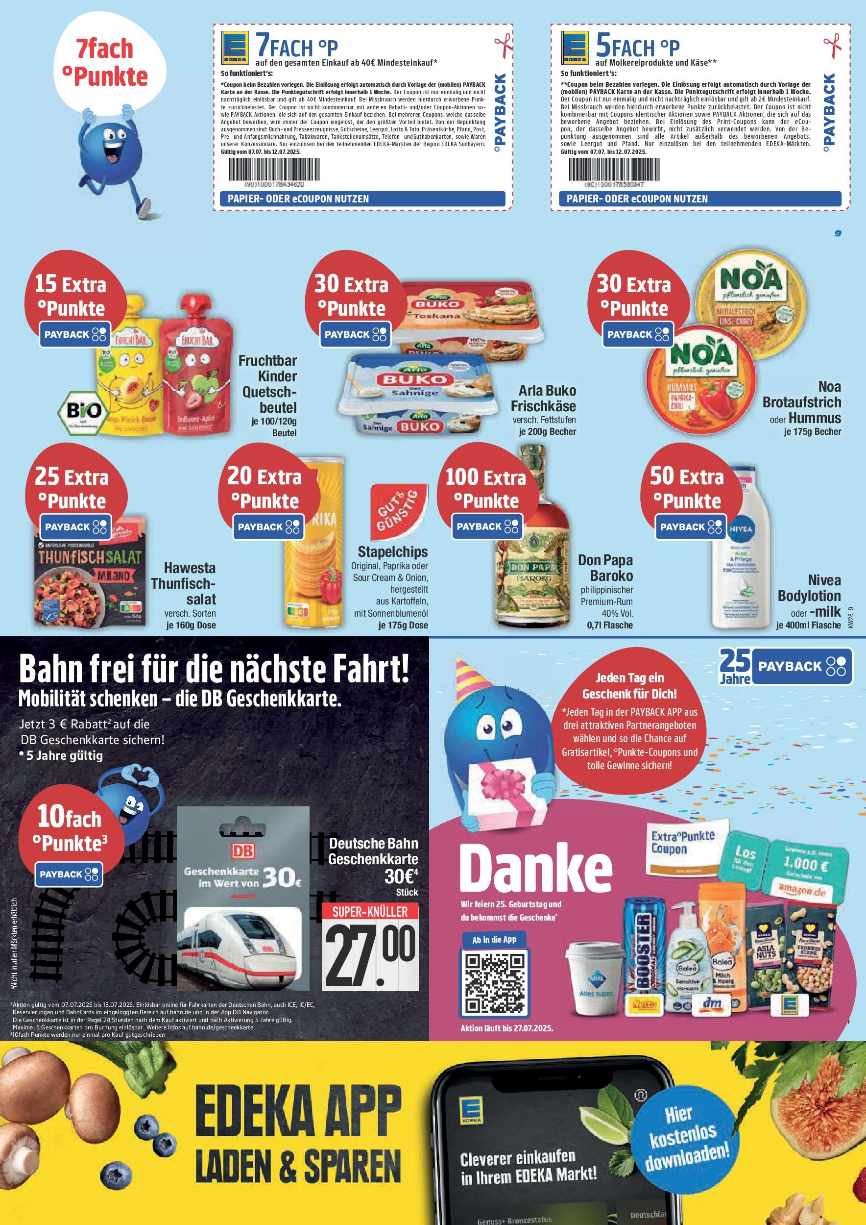 Edeka prospekt München	 (ab 06.07.2025) » Angebote Online | Seite: 9 | Produkte: Milch, Käse, Paprika, Salat