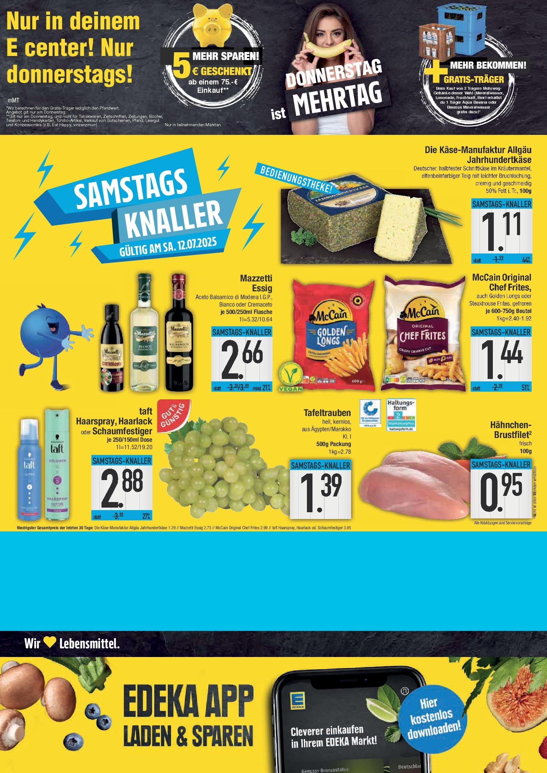 Edeka prospekt Weißenburg	 (ab 06.07.2025) » Angebote Online | Seite: 28 | Produkte: Balsamico, McCain, Mineralwasser, Telefon