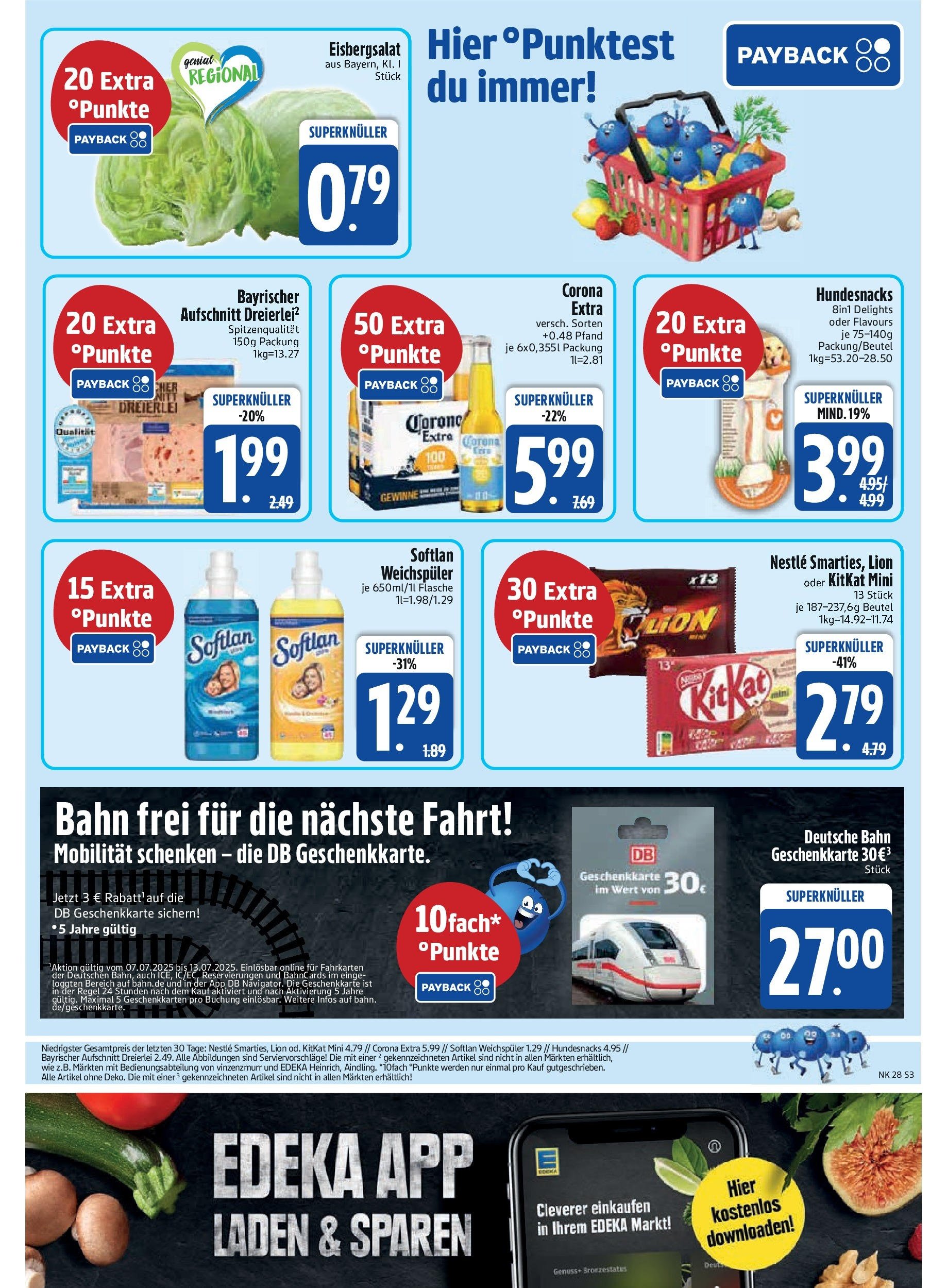 Edeka prospekt Vilgertshofen-Issing	 (ab 06.07.2025) » Angebote Online | Seite: 5 | Produkte: Eisbergsalat, Weichspüler