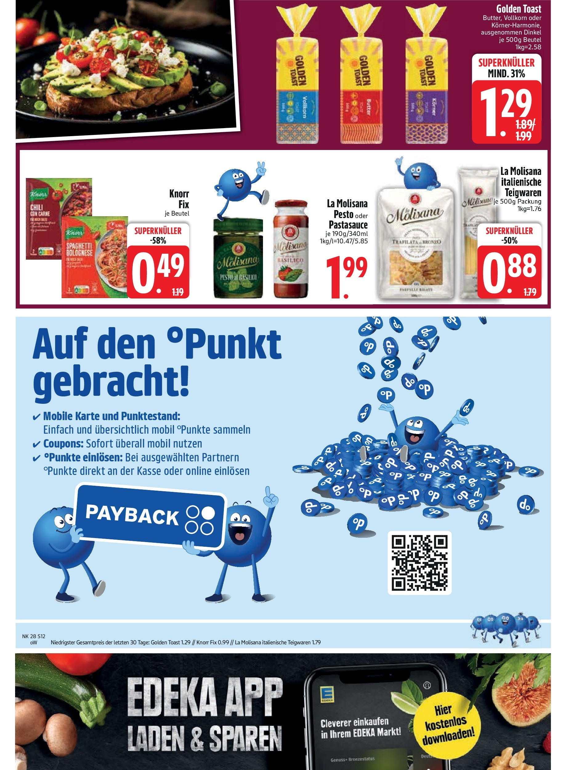Edeka prospekt Vilgertshofen-Issing	 (ab 06.07.2025) » Angebote Online | Seite: 14 | Produkte: Knorr fix, Butter, Toast, Knorr