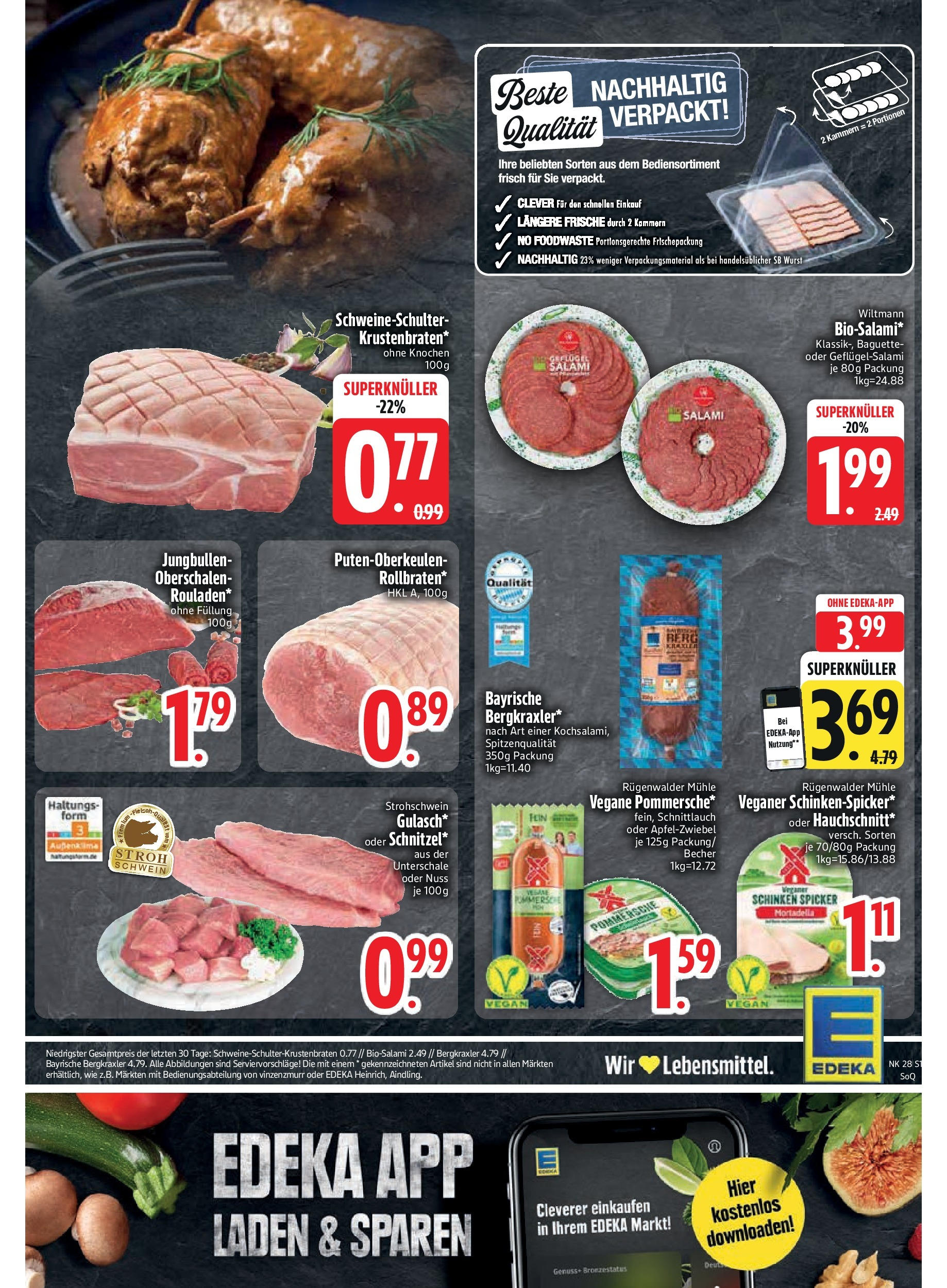 Edeka prospekt Vilgertshofen-Issing	 (ab 06.07.2025) » Angebote Online | Seite: 17 | Produkte: Mühle, Baguette, Wurst, Schinken