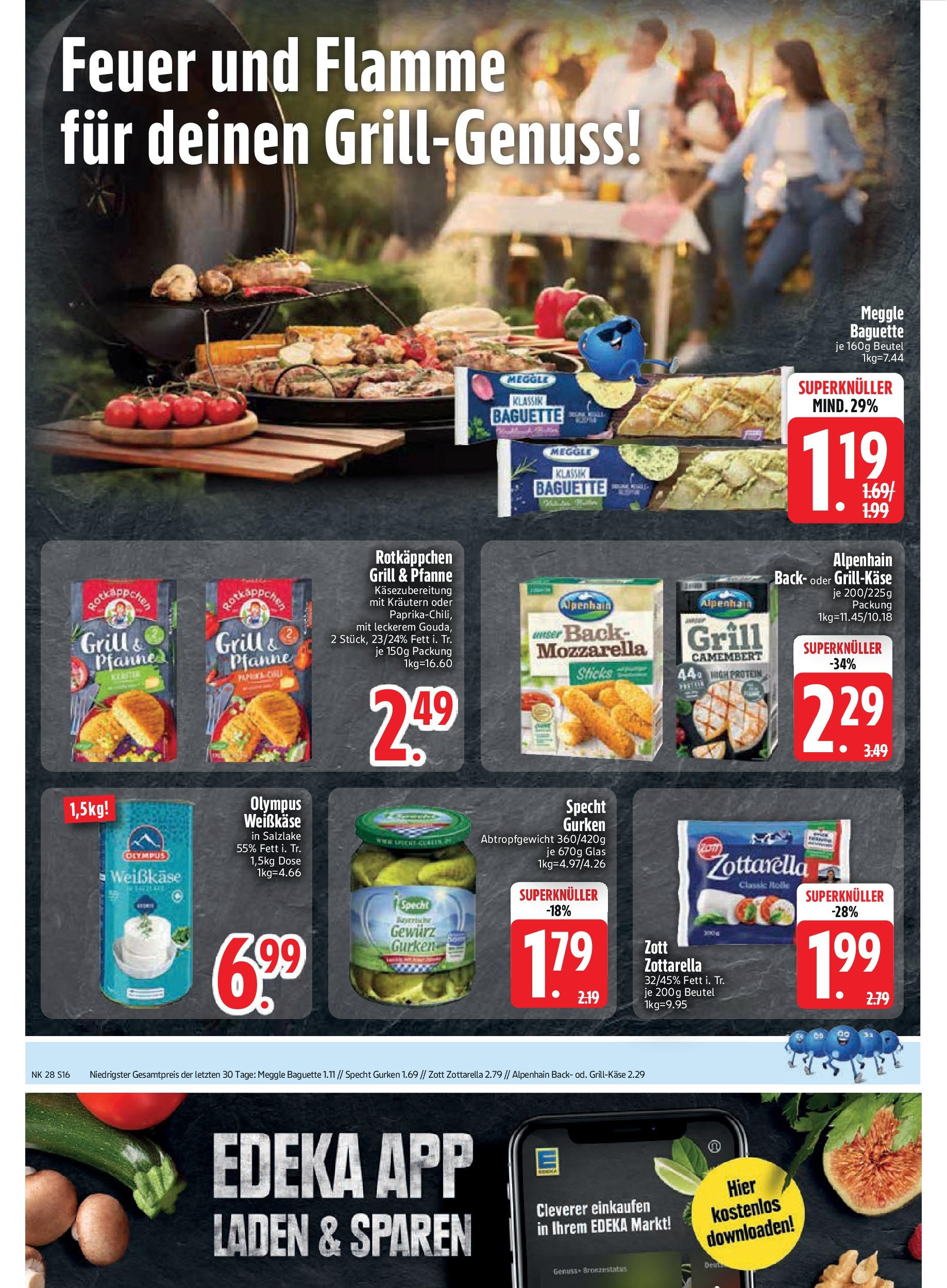 Edeka prospekt Vilgertshofen-Issing	 (ab 06.07.2025) » Angebote Online | Seite: 18 | Produkte: Grill, Feta, Mozzarella, Gurken