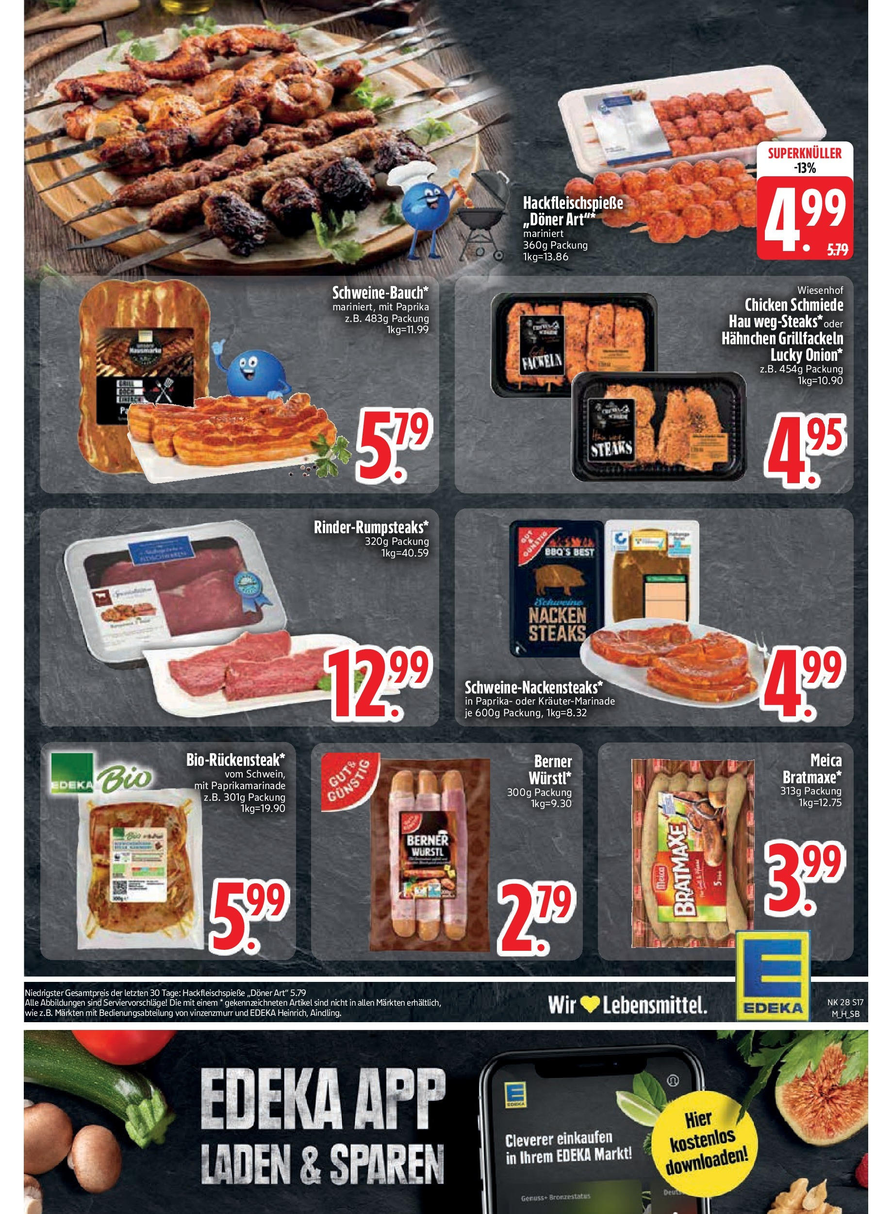 Edeka prospekt Bodenwöhr	 (ab 06.07.2025) » Angebote Online | Seite: 19 | Produkte: Grill, Würstl, Wurst, Steak