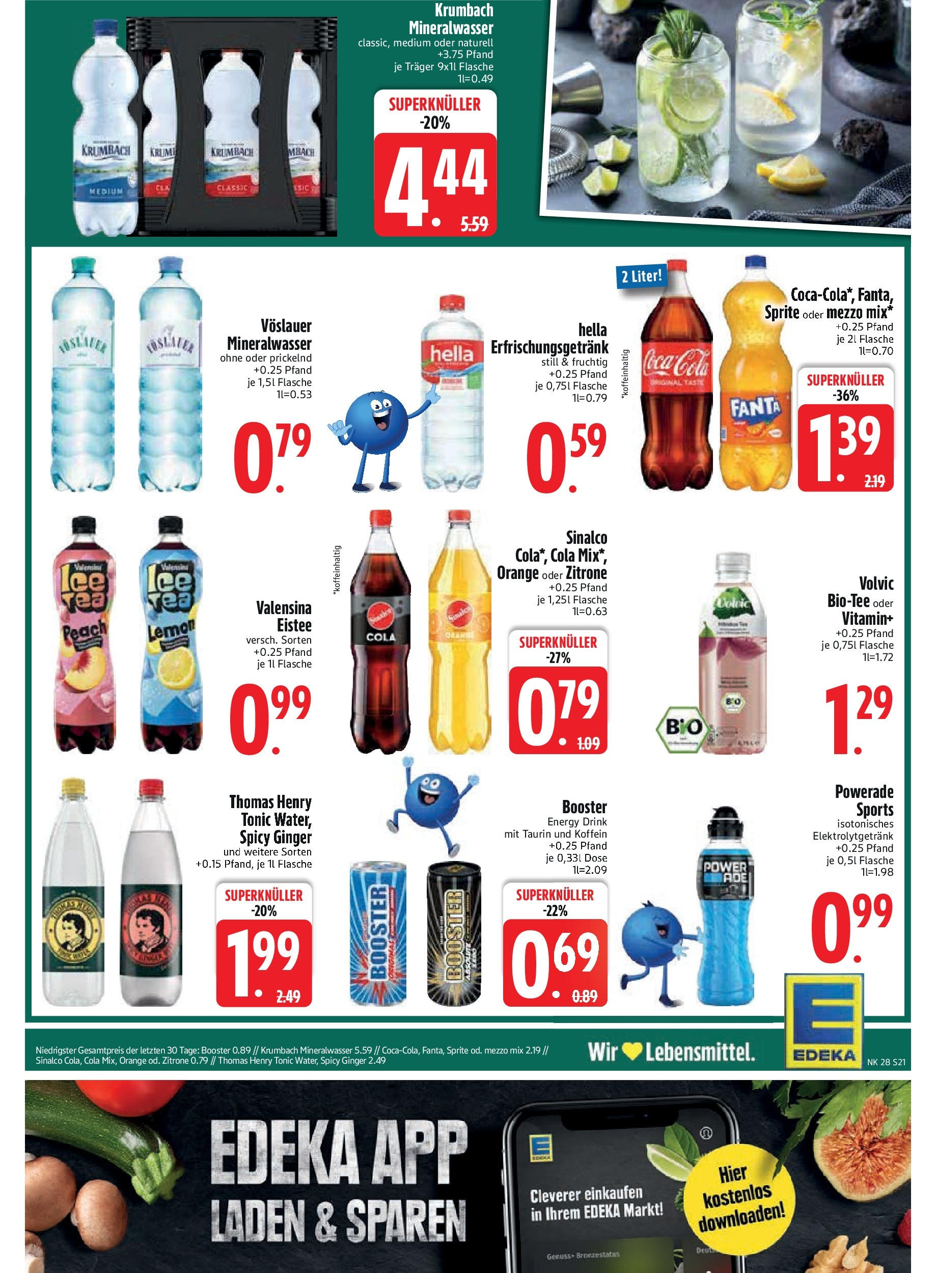 Edeka prospekt Vilgertshofen-Issing	 (ab 06.07.2025) » Angebote Online | Seite: 23 | Produkte: Mezzo mix, Coca cola, Fanta, Energy