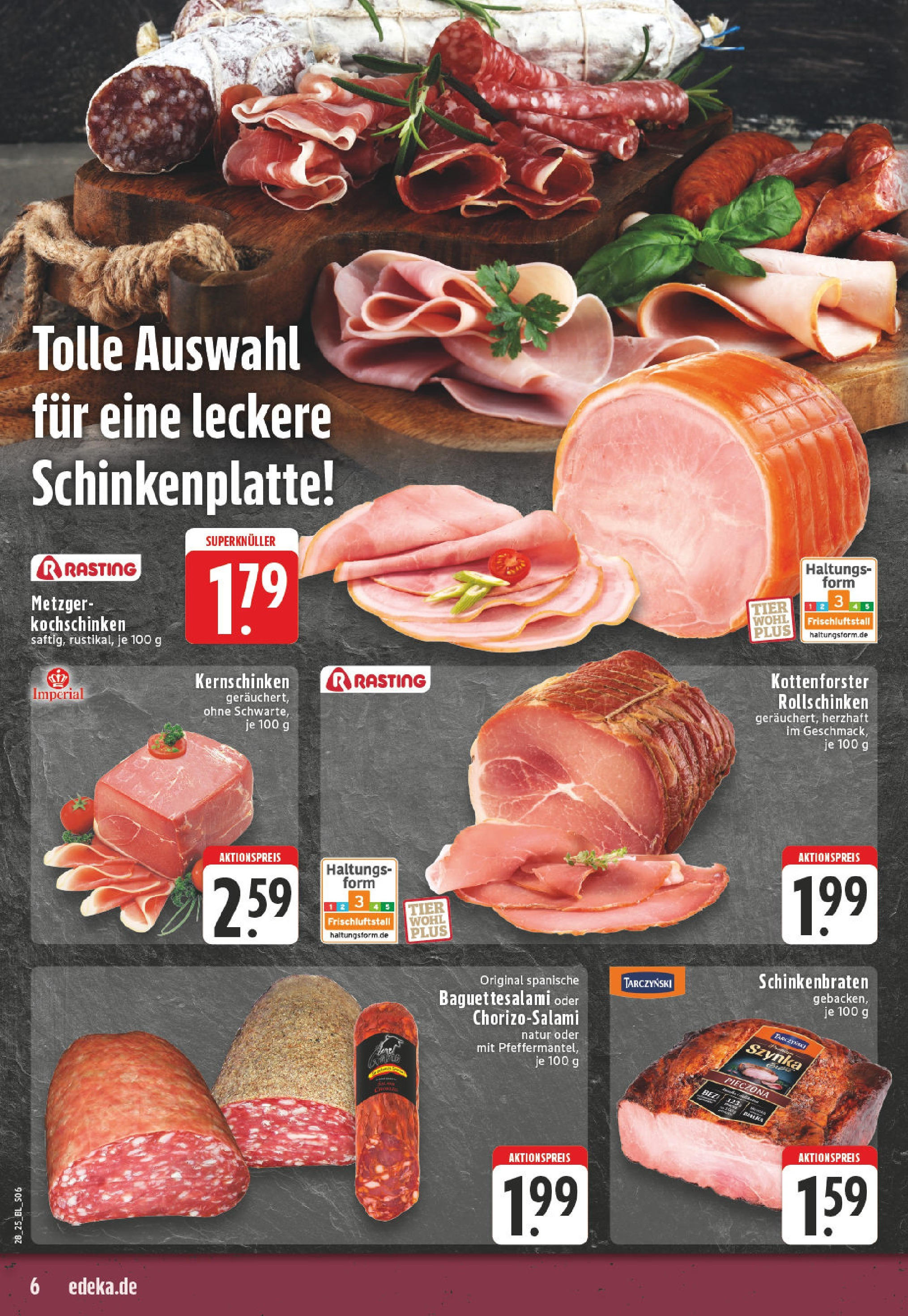 Edeka prospekt Neuwied	 (ab 06.07.2025) » Angebote Online | Seite: 6 | Produkte: Salami