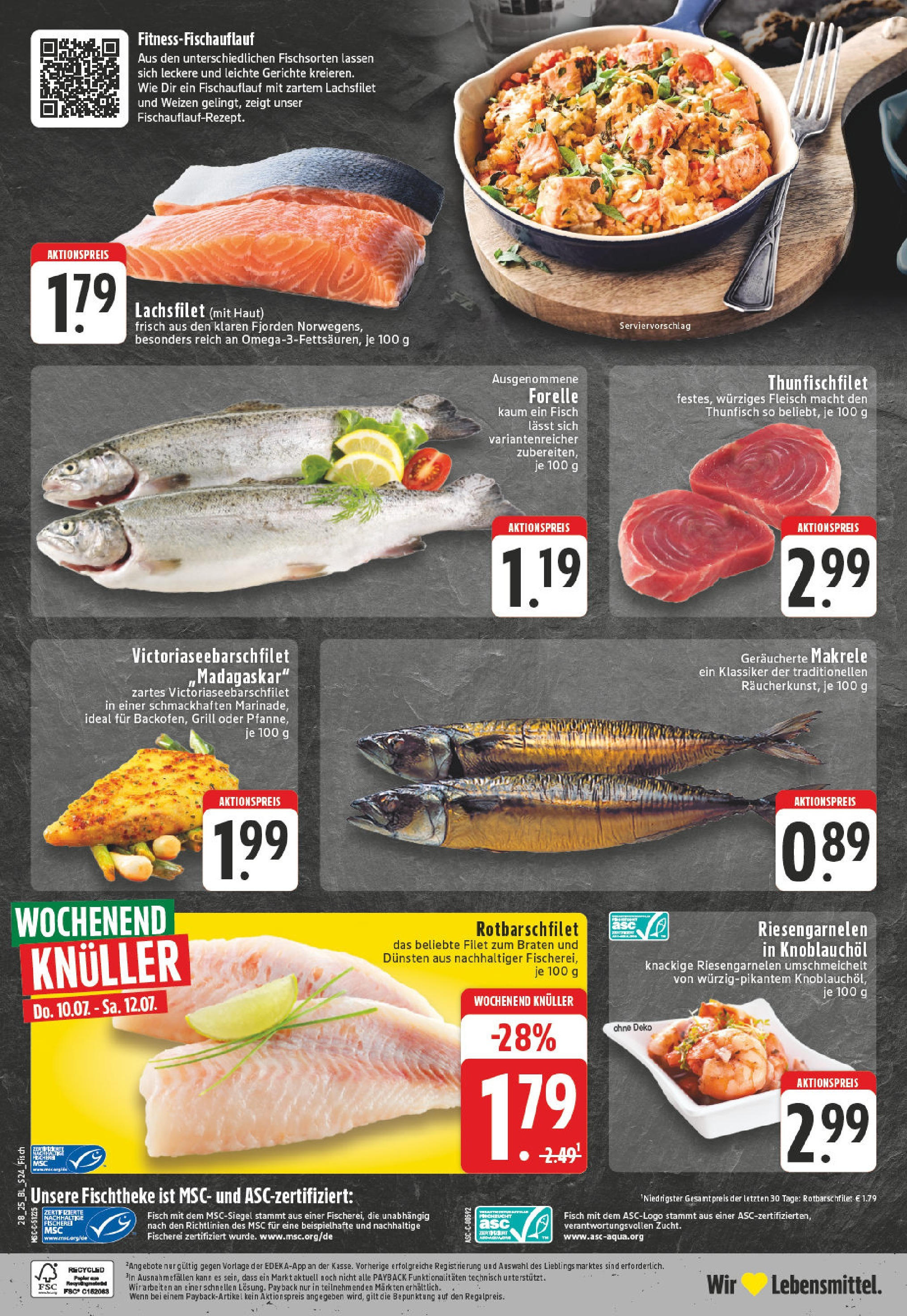 Edeka prospekt Langenfeld - Richrath	 (ab 06.07.2025) » Angebote Online | Seite: 24 | Produkte: Grill, Thunfisch, Fisch, Fleisch