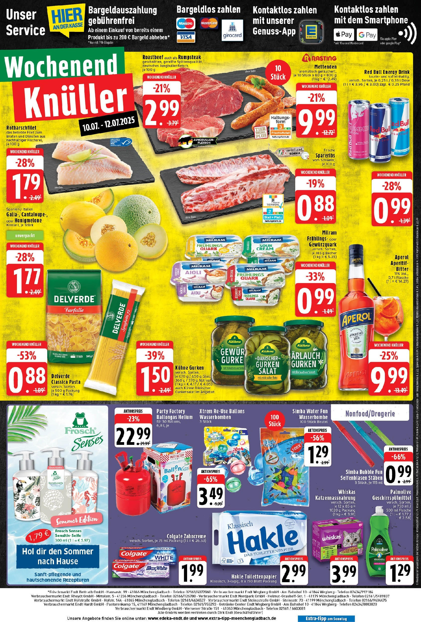 Edeka prospekt Mönchengladbach	 (ab 06.07.2025) » Angebote Online | Seite: 8 | Produkte: Red bull, Energy, Pasta, Salat