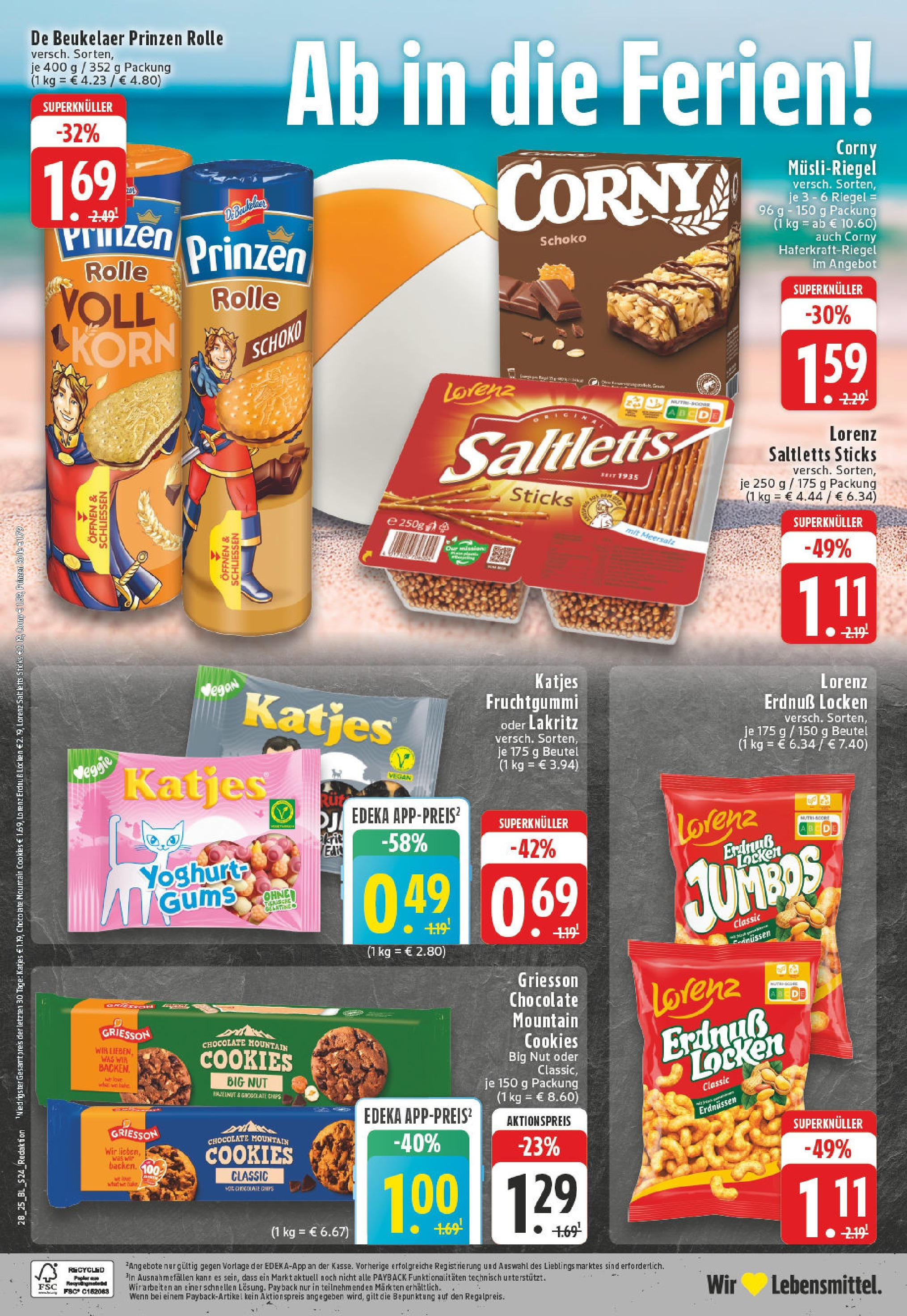 Edeka prospekt Ahaus	 (ab 06.07.2025) » Angebote Online | Seite: 24 | Produkte: Katjes, Chips