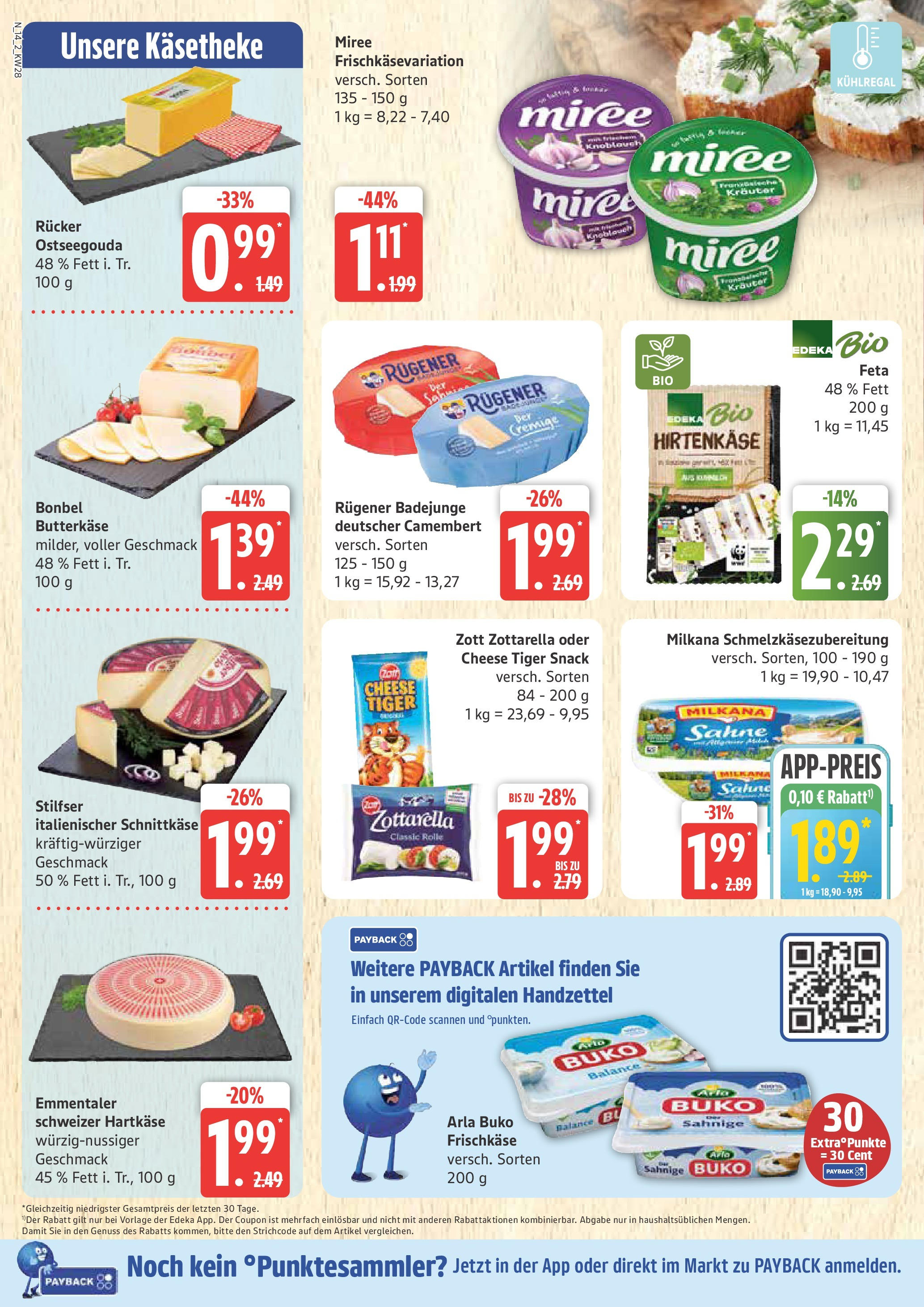 Marktkauf - Marktkauf: Wochenangebote (ab 06.07.2025) » Angebote online | Seite: 14 | Produkte: Feta, Mozzarella, Arla buko, Frischkase