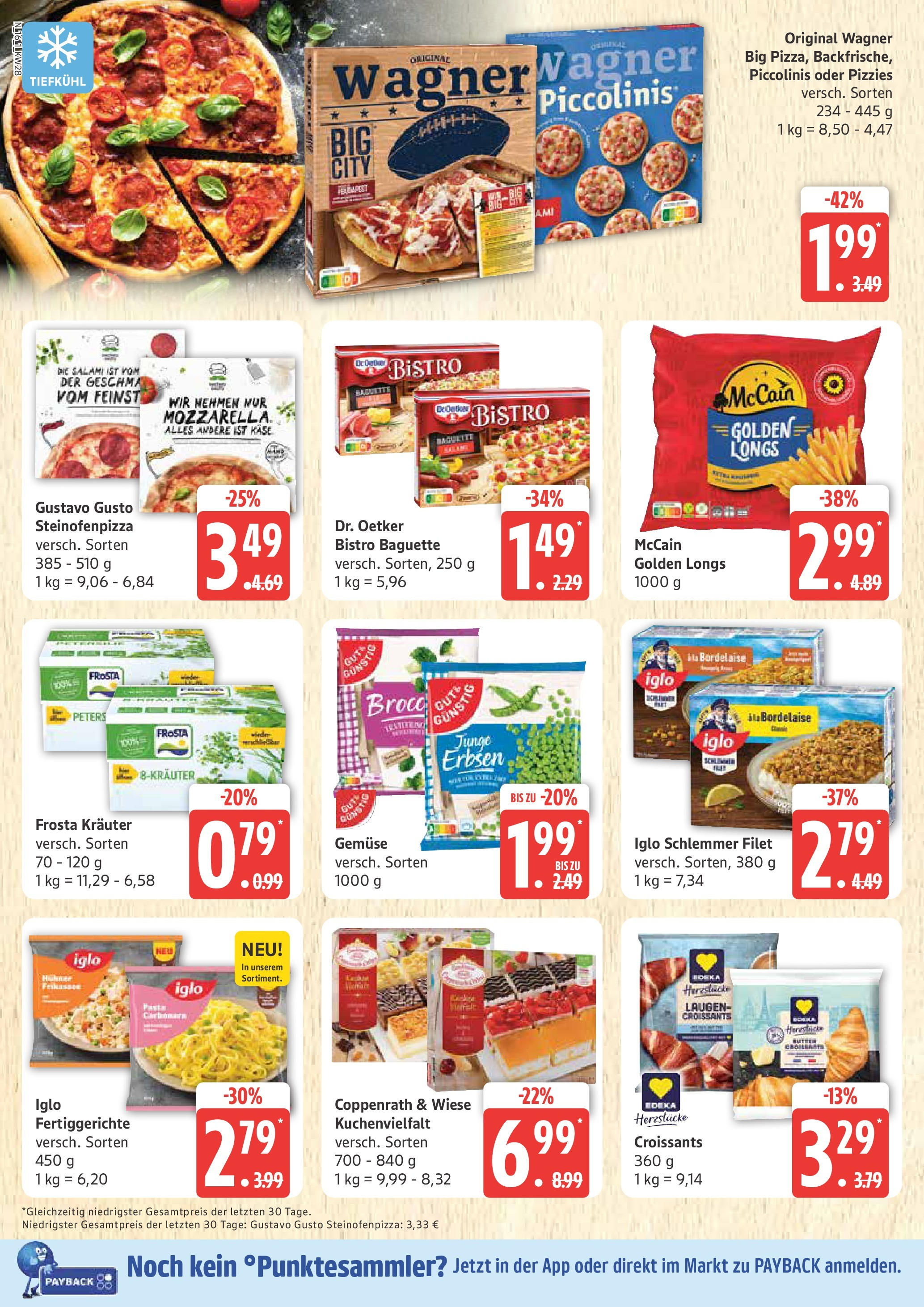 Marktkauf - Marktkauf: Wochenangebote (ab 06.07.2025) » Angebote online | Seite: 16 | Produkte: Butter, Baguette, Pasta, Erbsen