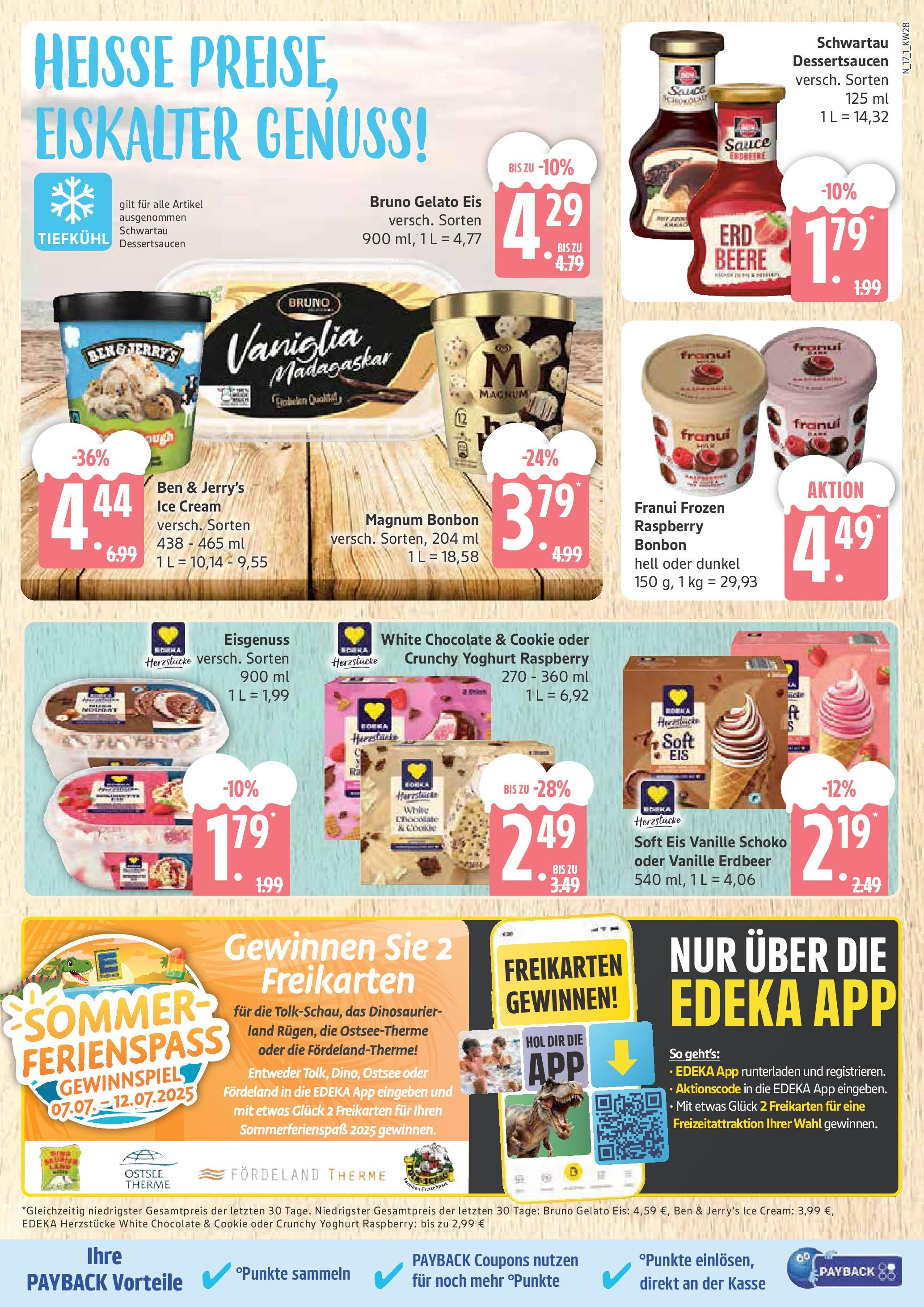 Marktkauf - Marktkauf: Wochenangebote (ab 06.07.2025) » Angebote online | Seite: 17 | Produkte: Ben & Jerry's, Eis