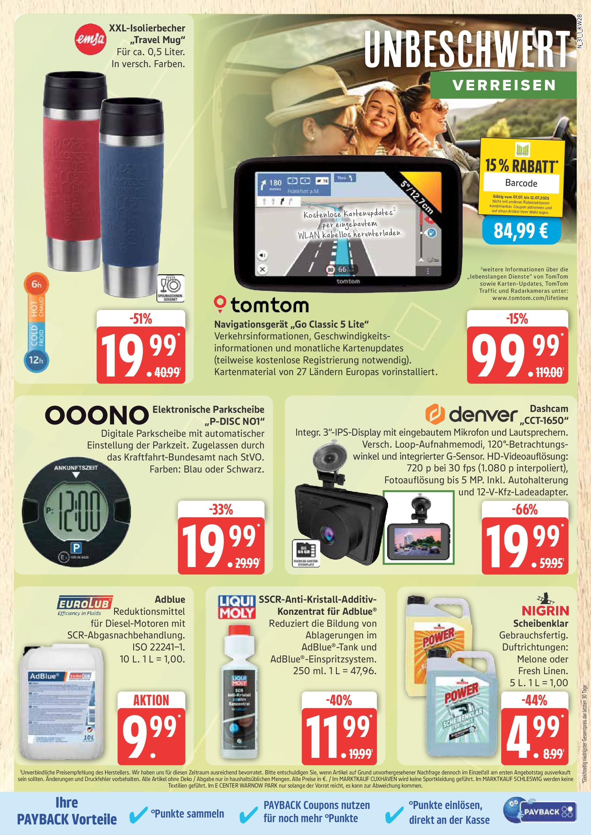 Marktkauf - Marktkauf: Wochenangebote (ab 06.07.2025) » Angebote online | Seite: 31 | Produkte: Mikrofon, Navigation, Melone