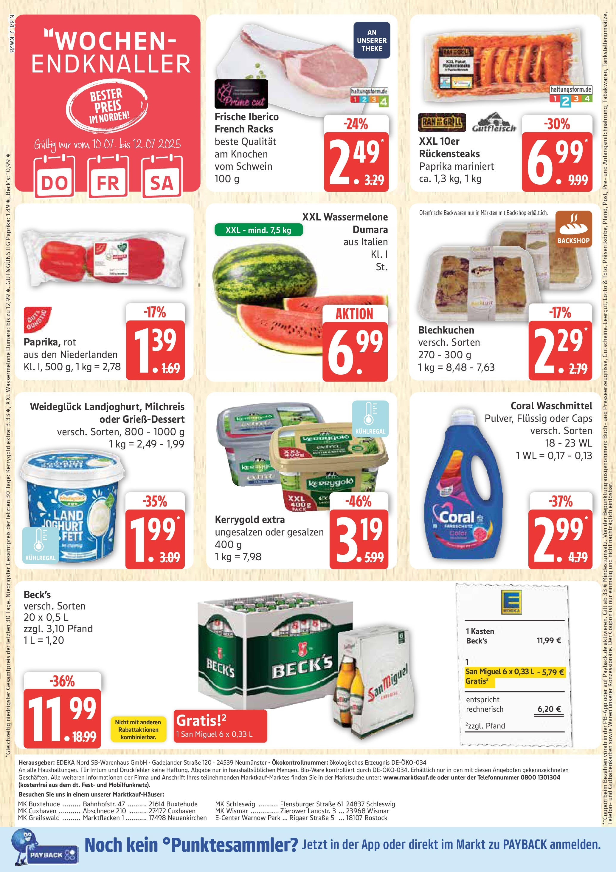 Marktkauf - Marktkauf: Wochenangebote (ab 06.07.2025) » Angebote online | Seite: 44 | Produkte: Coral waschmittel, Waschmittel, Wassermelone, Telefon