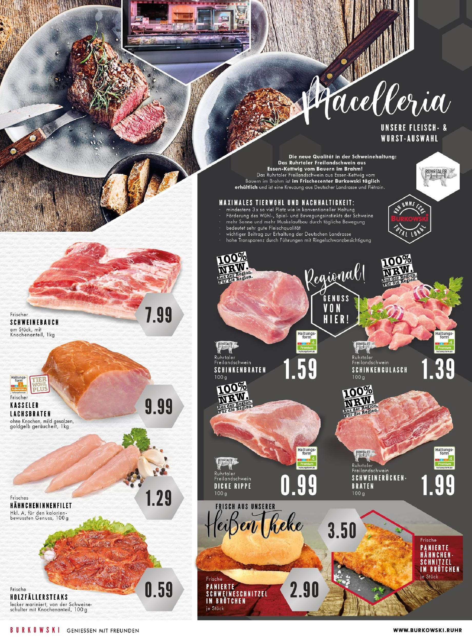 Edeka prospekt Essen	 (ab 06.07.2025) » Angebote Online | Seite: 4 | Produkte: Hahnchen, Schweinebauch, Schnitzel, Schweinerucken