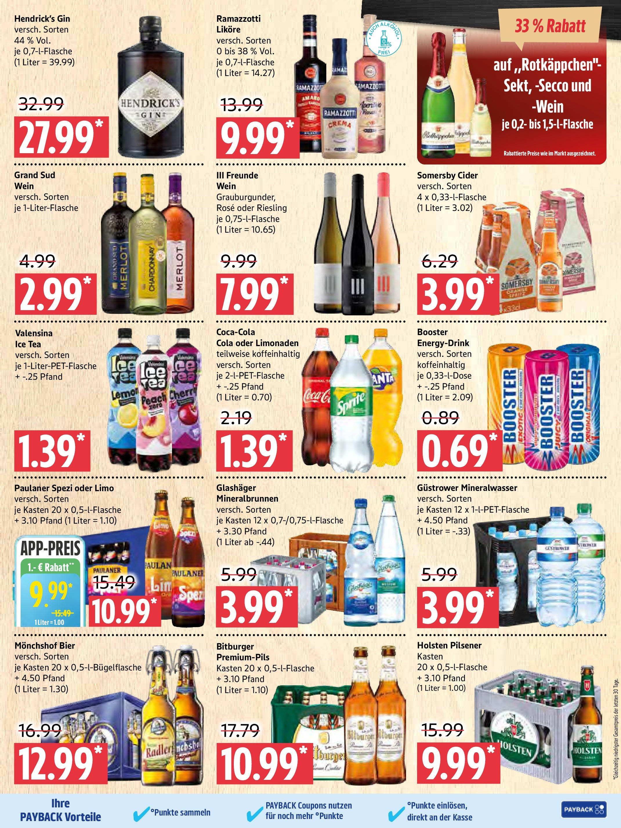 Marktkauf - Marktkauf: Wochenangebote (ab 06.07.2025) » Angebote online | Seite: 7 | Produkte: Bitburger, Paulaner spezi, Grand sud, Ramazzotti