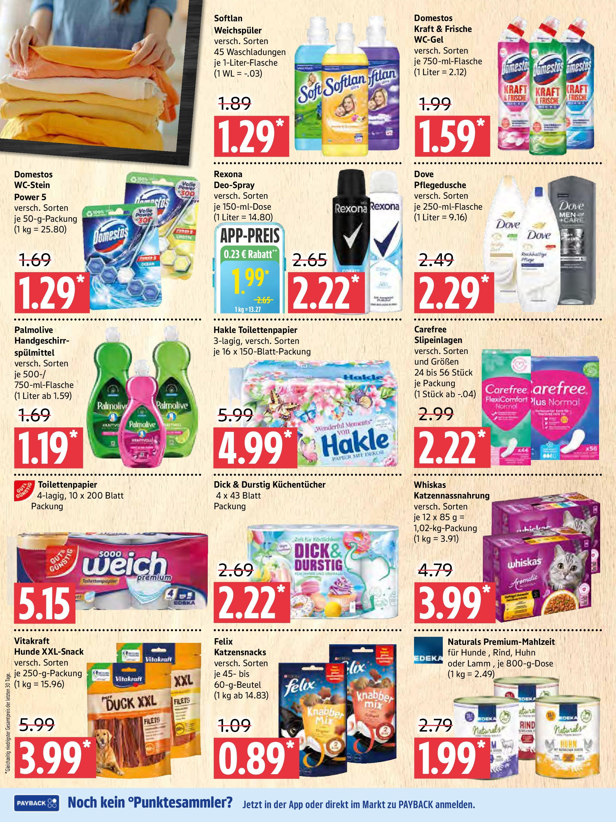 Marktkauf - Marktkauf: Wochenangebote (ab 06.07.2025) » Angebote online | Seite: 8 | Produkte: Weichspüler, Deospray, Whiskas, Toilettenpapier
