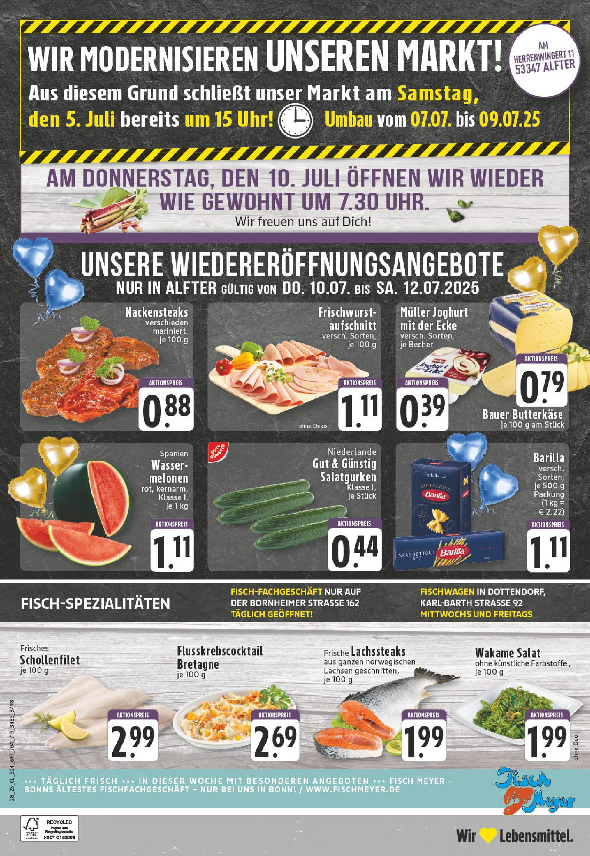 Edeka prospekt Alfter	 (ab 06.07.2025) » Angebote Online | Seite: 24 | Produkte: Barilla, Tisch, Pasta, Steak