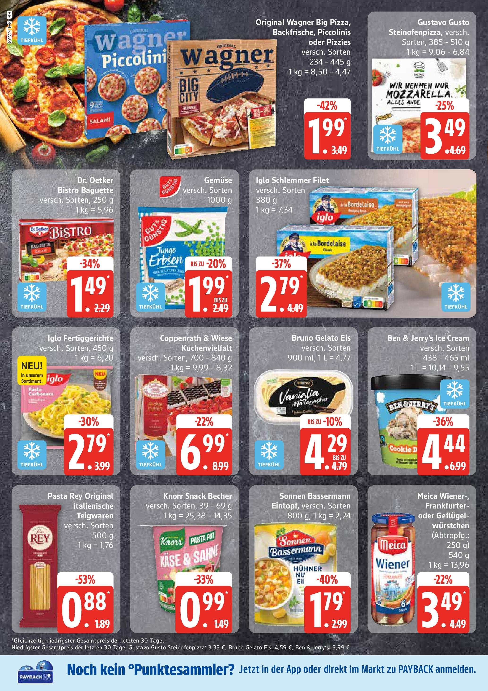 Edeka prospekt Ammersbek	 (ab 06.07.2025) » Angebote Online | Seite: 8 | Produkte: Gustavo gusto, Käse, Knorr, Erbsen