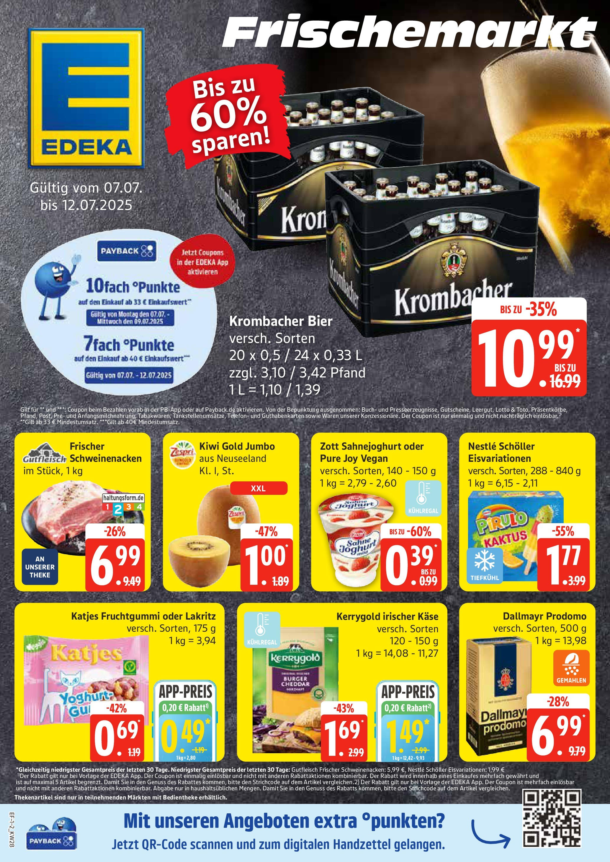 Edeka prospekt Luhnstedt	 (ab 06.07.2025) » Angebote Online | Seite: 1 | Produkte: Käse, Joghurt, Kiwi, Telefon