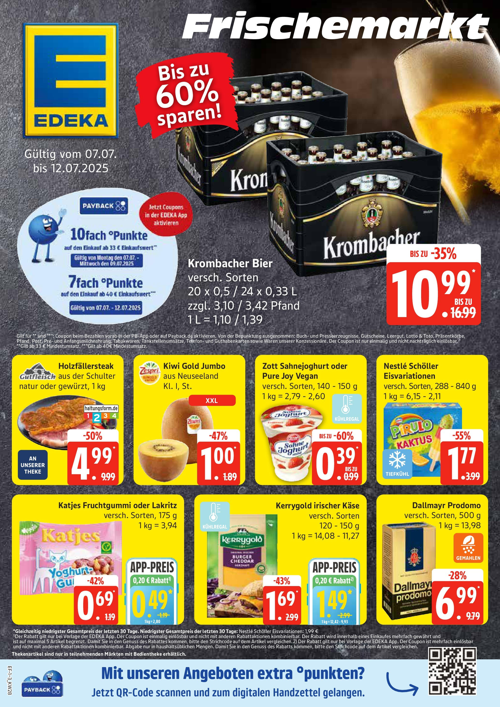 Edeka prospekt Schellhorn	 (ab 06.07.2025) » Angebote Online | Seite: 1 | Produkte: Käse, Joghurt, Theke, Sahne