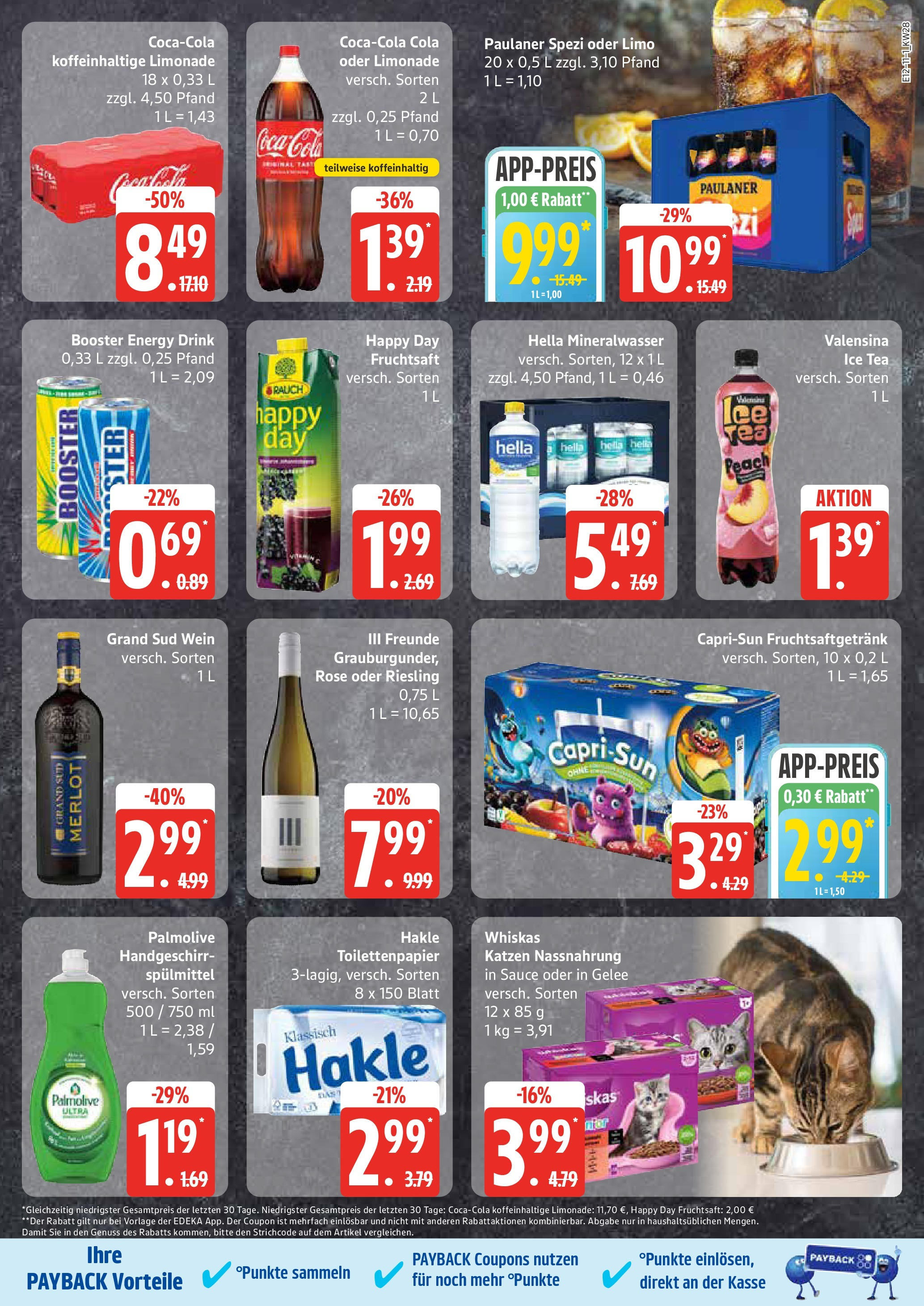 Edeka prospekt Ammersbek	 (ab 06.07.2025) » Angebote Online | Seite: 11 | Produkte: Merlot, Wein, Paulaner, Whiskas