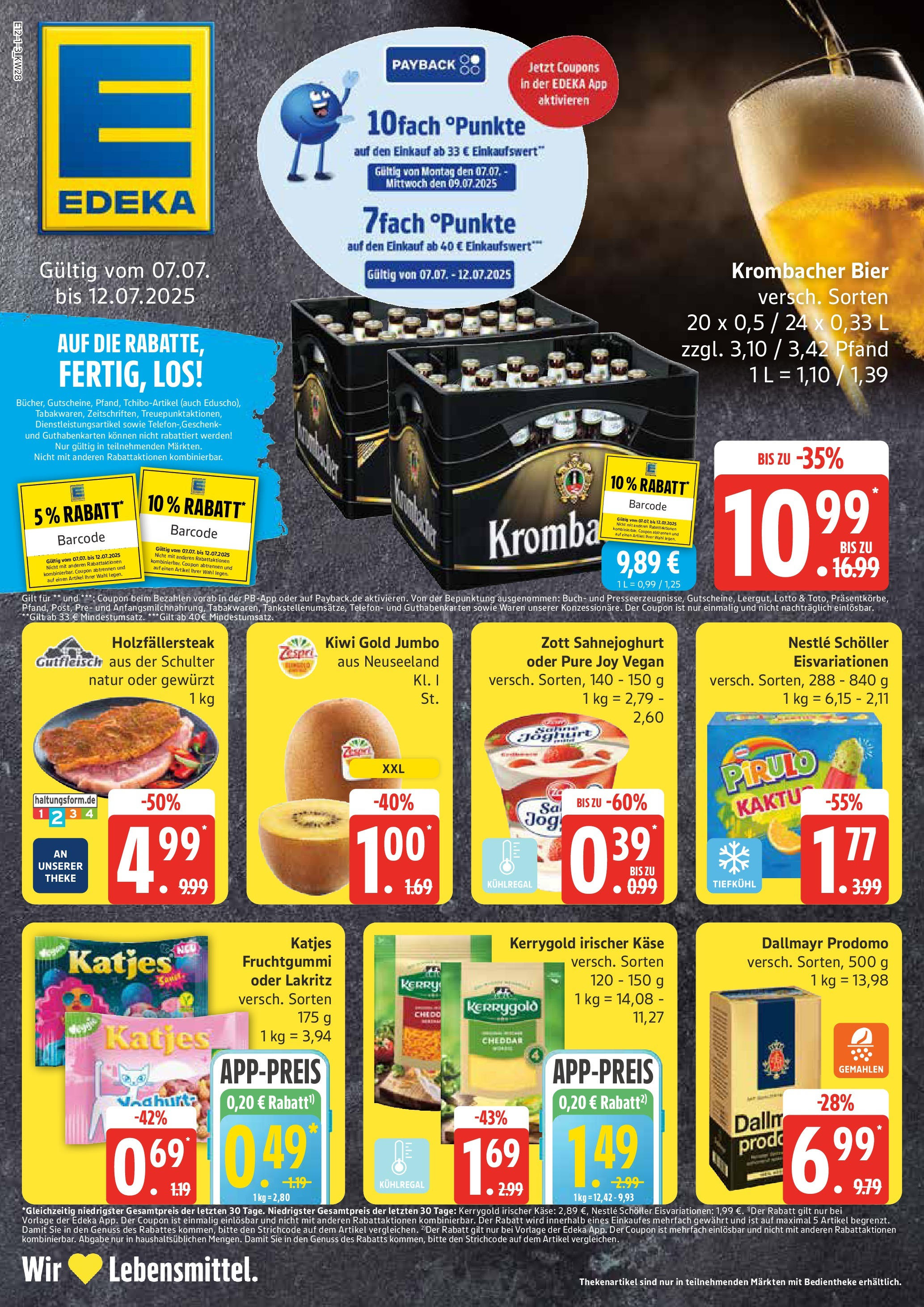 Edeka prospekt Ammersbek	 (ab 06.07.2025) » Angebote Online | Seite: 1 | Produkte: Joghurt, Katjes, Dallmayr, Kiwi
