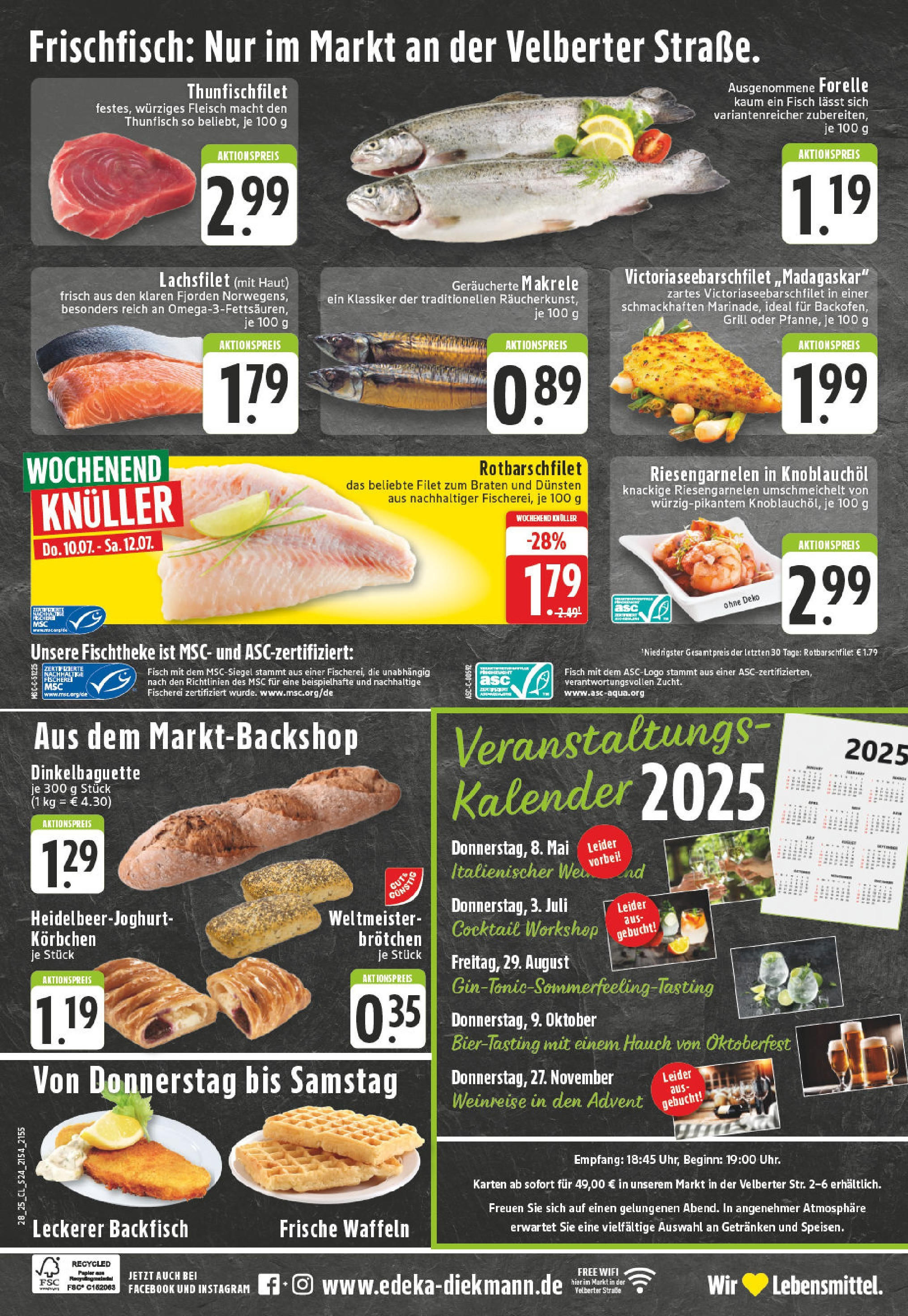 Edeka prospekt Essen-Werden	 (ab 06.07.2025) » Angebote Online | Seite: 24 | Produkte: Grill, Baguette, Fisch, Fleisch