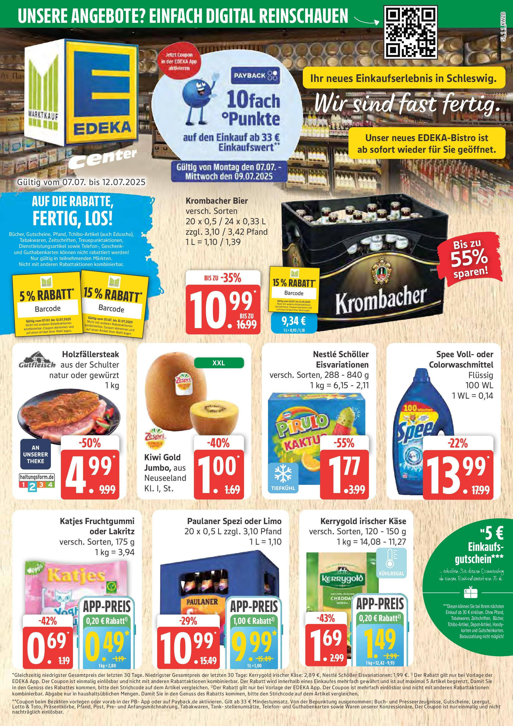 MARKTKAUF Prospekt ab Montag 06.07.2025 > Marktkauf: Wochenangebote Vorschau von dem Prospekt des Geschäftes Marktkauf, gültig ab dem 06.07.2025