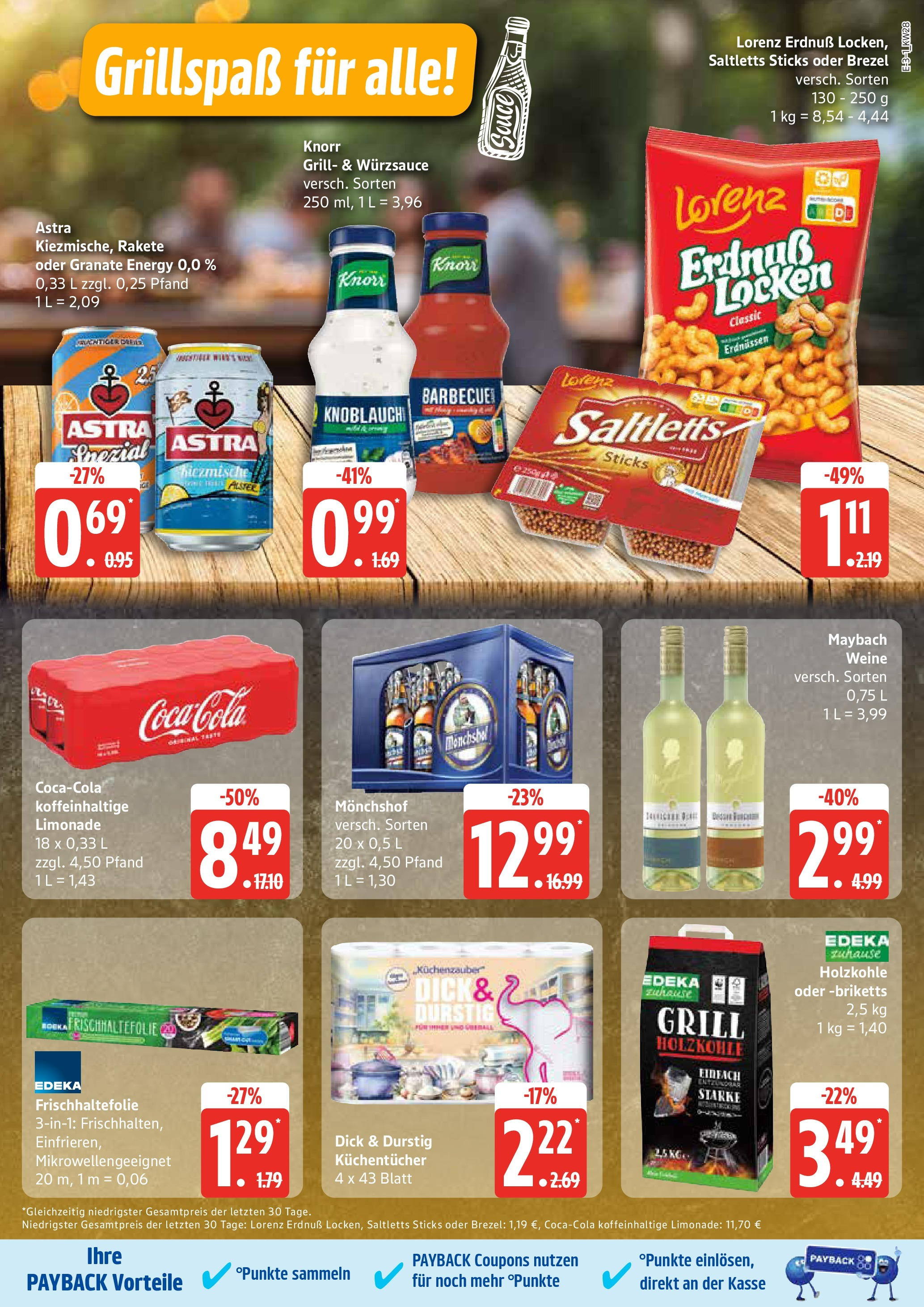 Marktkauf - Marktkauf: Wochenangebote (ab 06.07.2025) » Angebote online | Seite: 3 | Produkte: Monchshof, Grill, Astra, Limonade