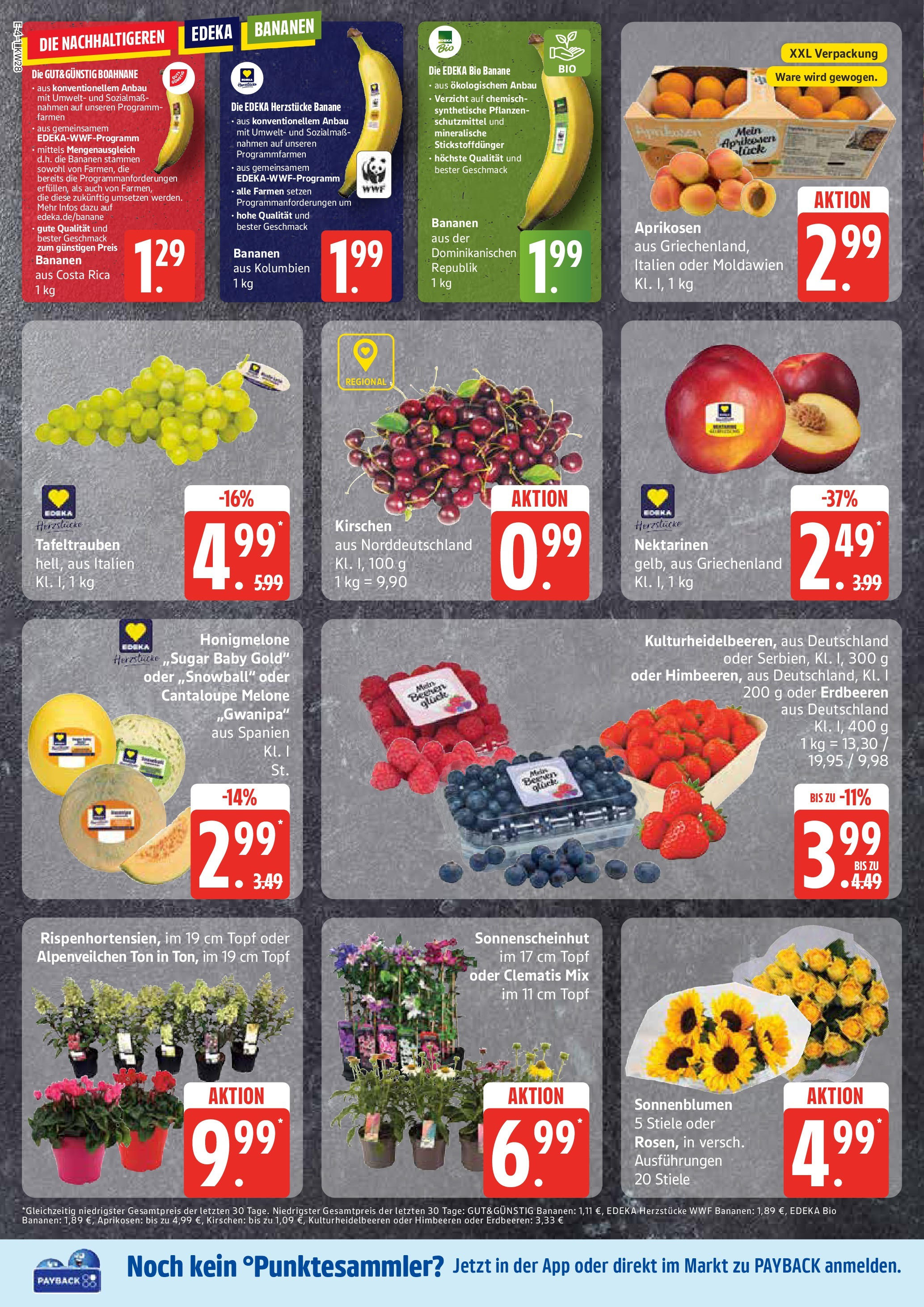 Marktkauf - Marktkauf: Wochenangebote (ab 06.07.2025) » Angebote online | Seite: 4 | Produkte: Nektarinen, Kirschen, Melone, Erdbeeren