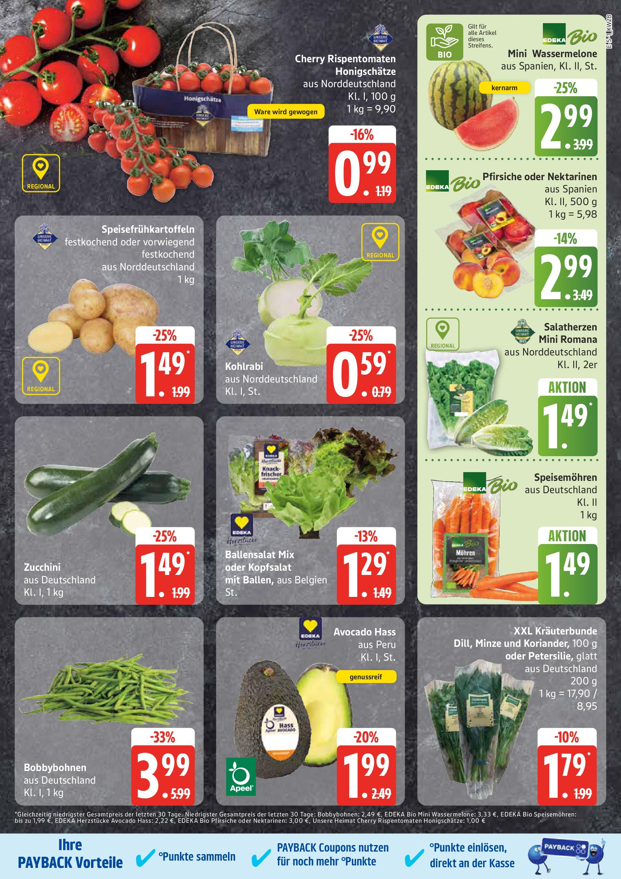 Marktkauf - Marktkauf: Wochenangebote (ab 06.07.2025) » Angebote online | Seite: 5 | Produkte: Kohlrabi, Mohren, Wassermelone, Zucchini