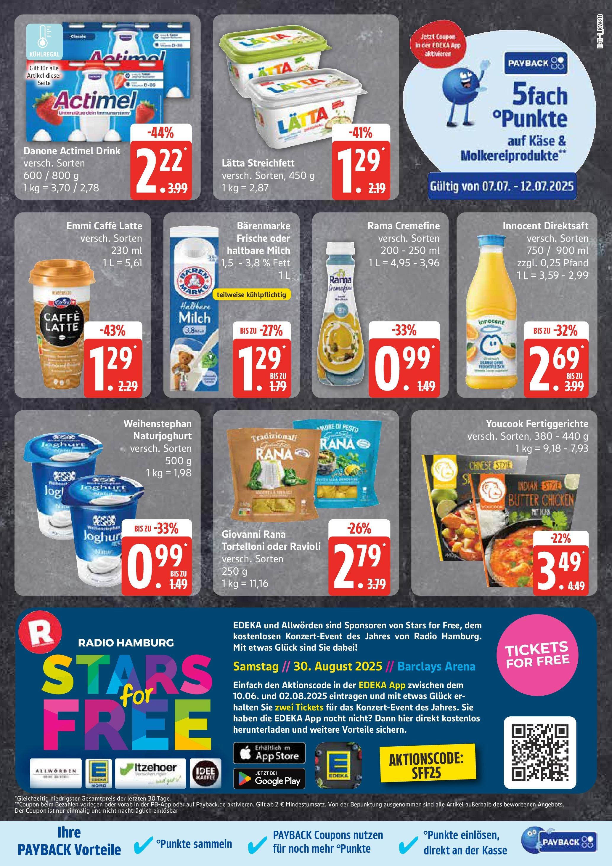 Marktkauf - Marktkauf: Wochenangebote (ab 06.07.2025) » Angebote online | Seite: 11 | Produkte: Joghurt, Haltbare milch, Rama cremefine, Fertiggerichte