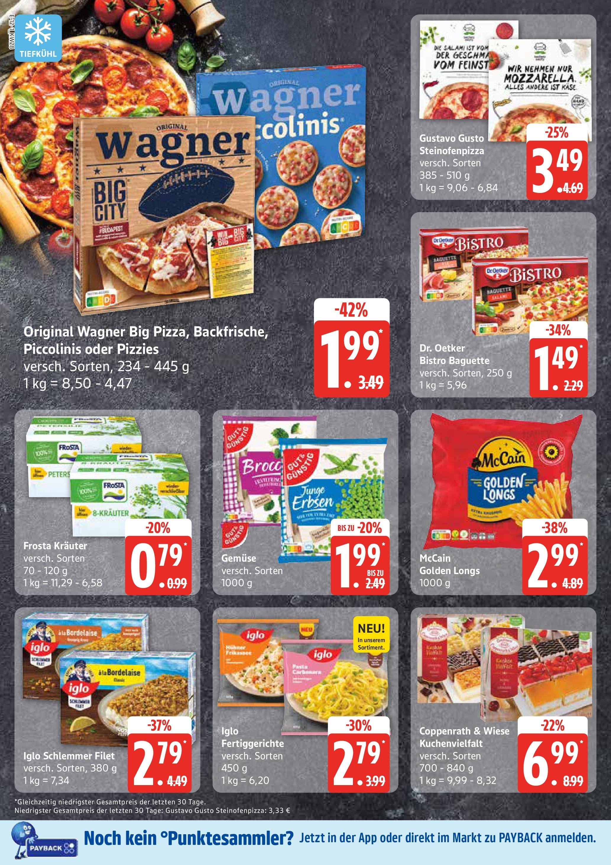 Marktkauf - Marktkauf: Wochenangebote (ab 06.07.2025) » Angebote online | Seite: 12 | Produkte: McCain, Gemüse, Salami, Erbsen
