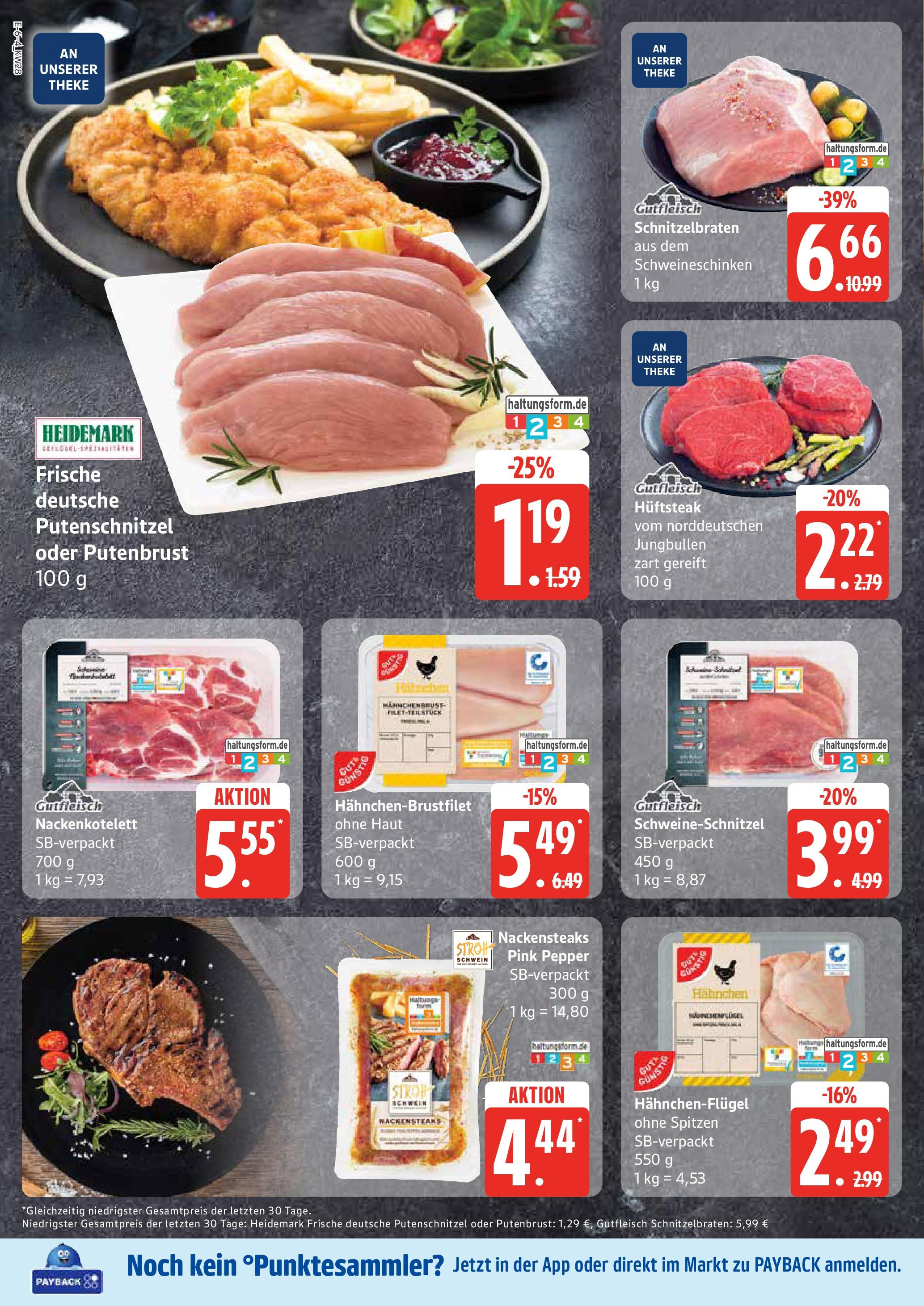 Marktkauf - Marktkauf: Wochenangebote (ab 06.07.2025) » Angebote online | Seite: 6 | Produkte: Hahnchen, Theke, Schnitzel, Hahnchenbrust