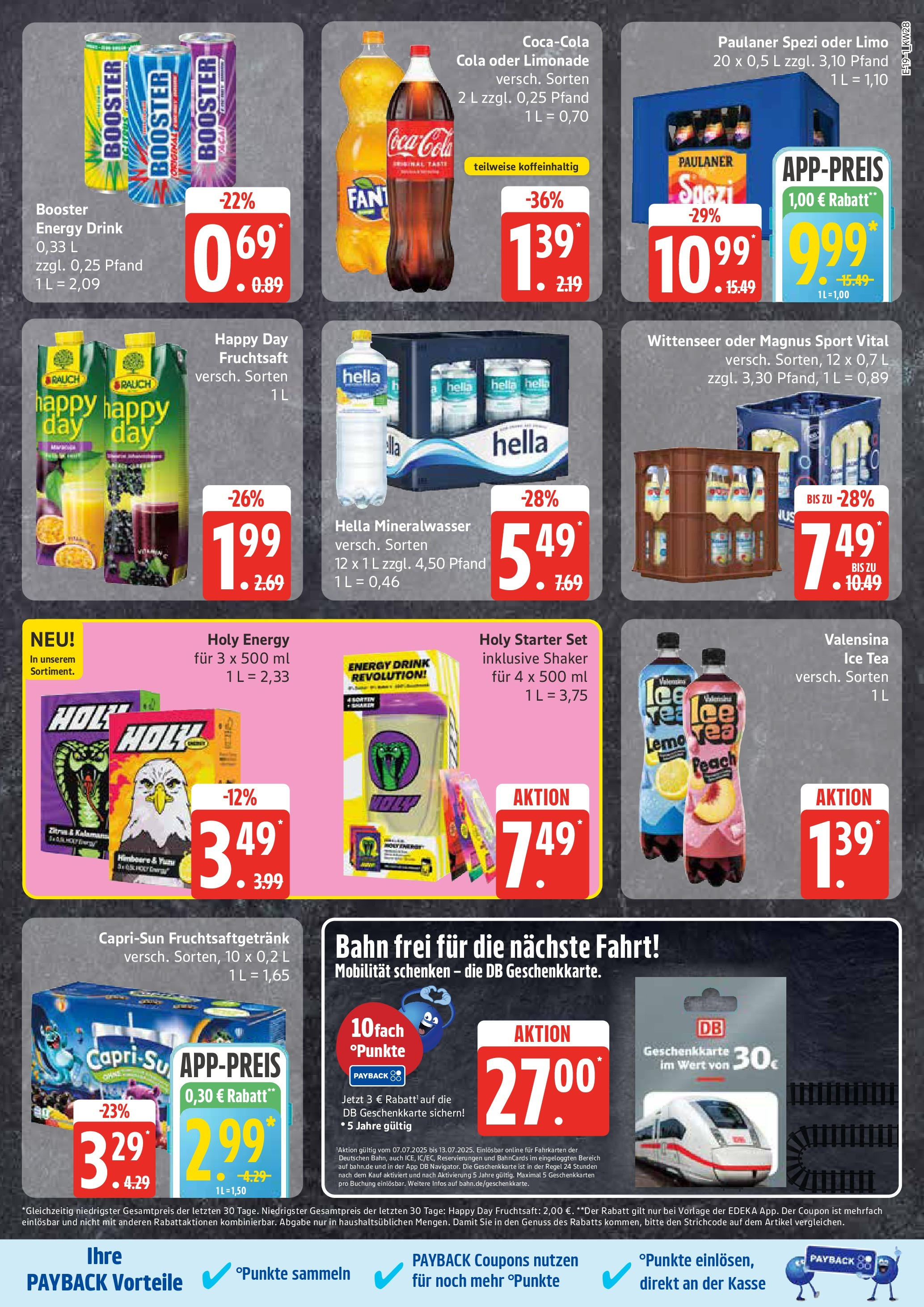 Marktkauf - Marktkauf: Wochenangebote (ab 06.07.2025) » Angebote online | Seite: 19 | Produkte: Limonade, Mineralwasser, Valensina, Fruchtsaft