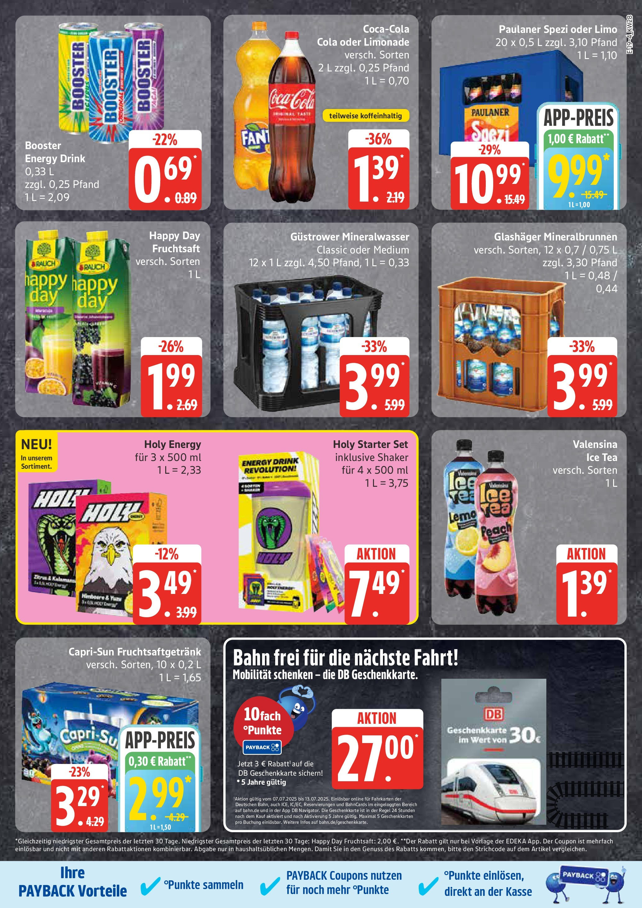 Marktkauf - Marktkauf: Wochenangebote (ab 06.07.2025) » Angebote online | Seite: 19 | Produkte: Energy, Paulaner spezi, Valensina, Paulaner