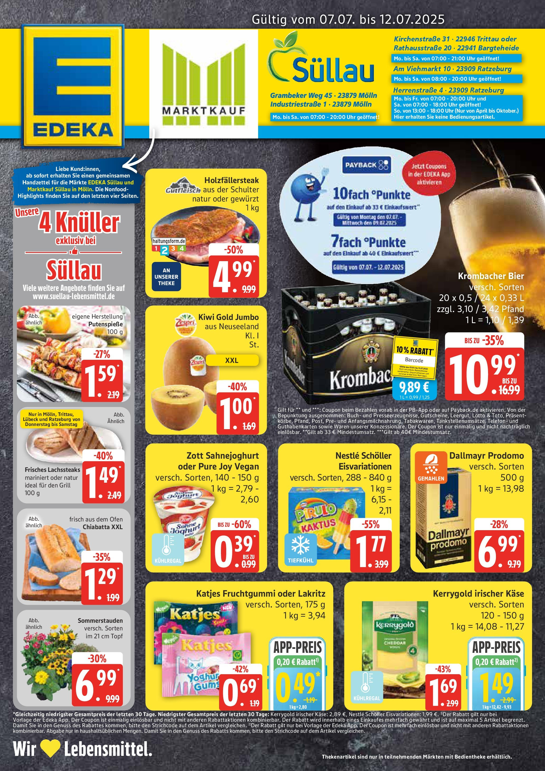 MARKTKAUF Prospekt ab Montag 06.07.2025 > Marktkauf: Wochenangebote Vorschau von dem Prospekt des Geschäftes Marktkauf, gültig ab dem 06.07.2025