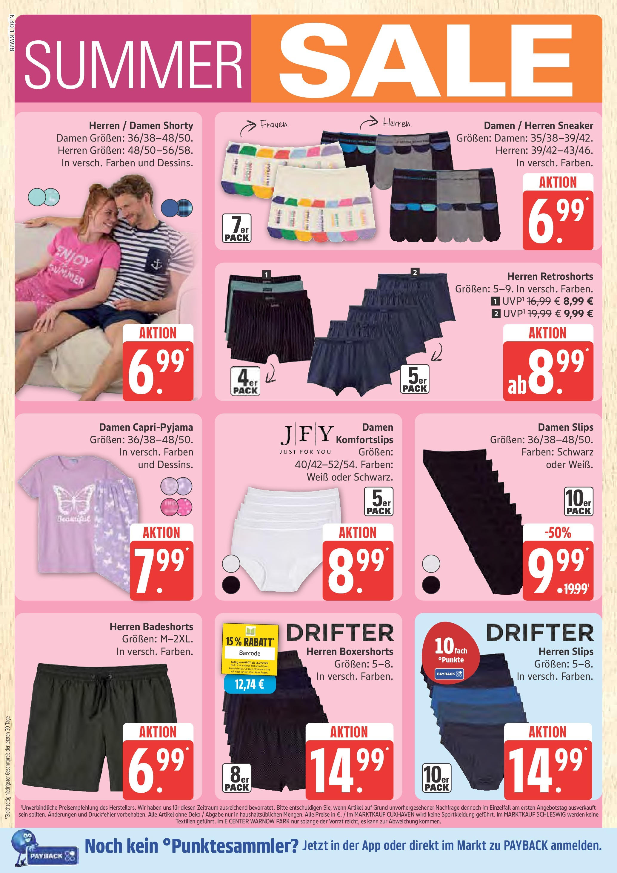 Marktkauf - Marktkauf: Wochenangebote (ab 06.07.2025) » Angebote online | Seite: 40 | Produkte: Badeshorts, Boxer