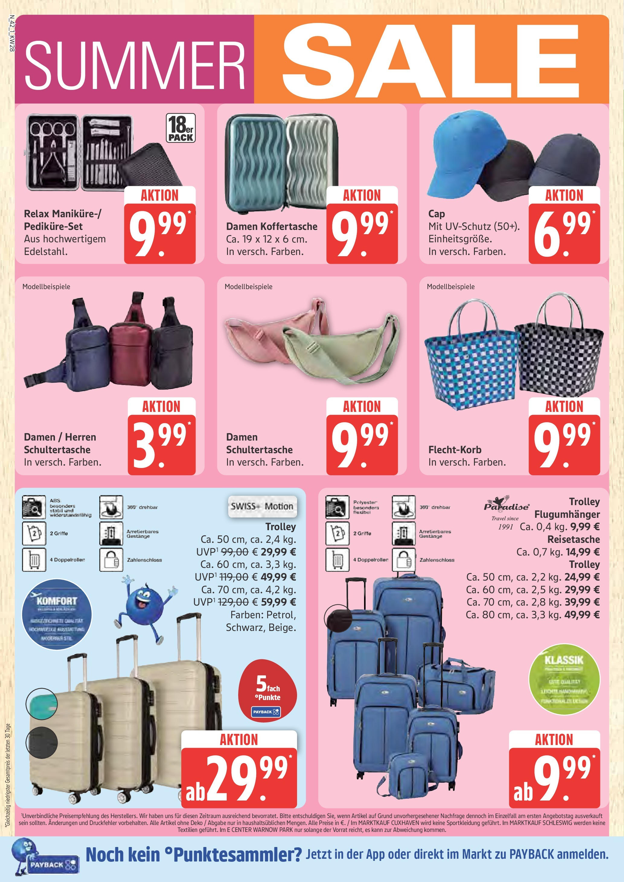 Marktkauf - Marktkauf: Wochenangebote (ab 06.07.2025) » Angebote online | Seite: 42 | Produkte: Reisetasche