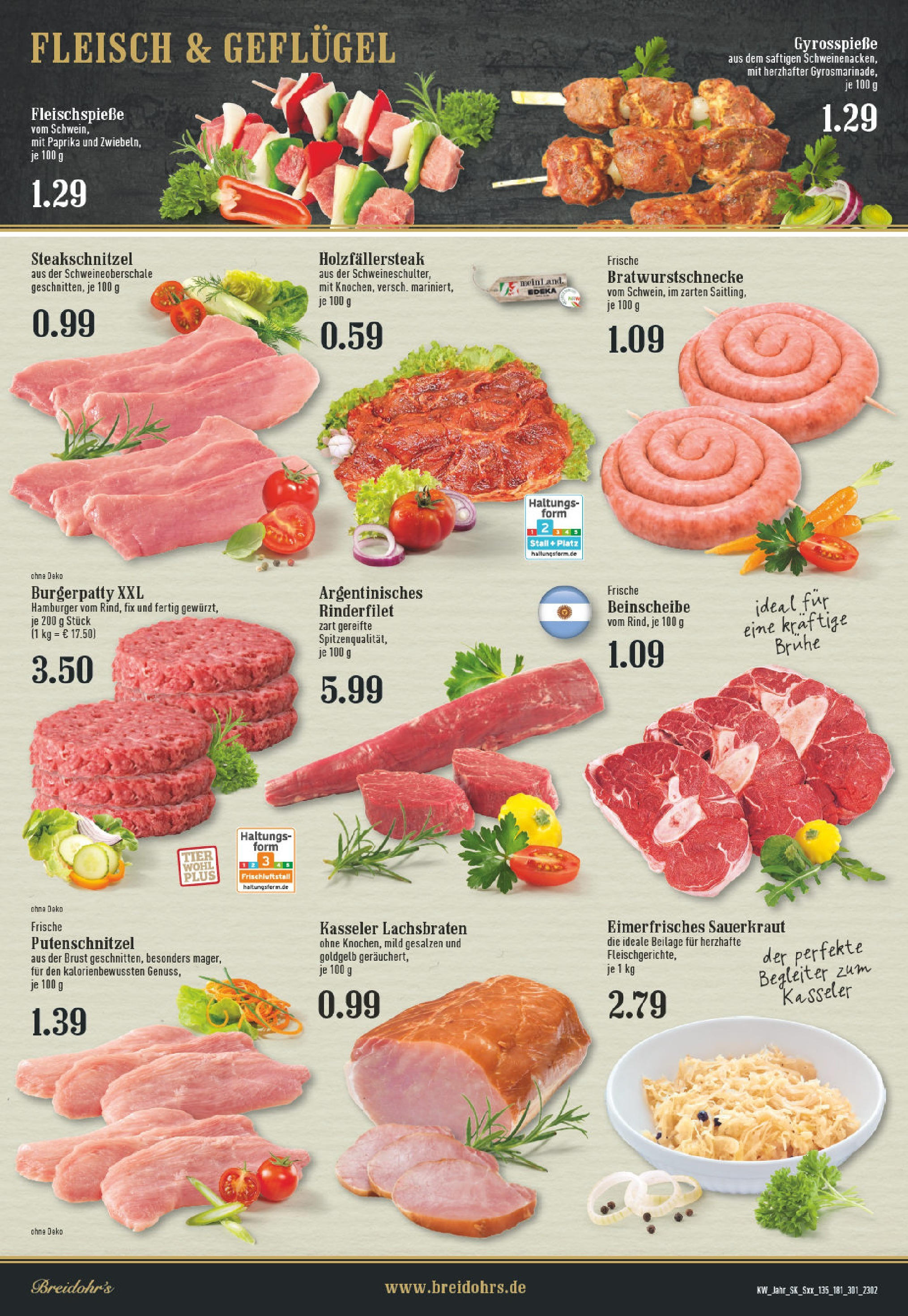 Edeka prospekt Bergisch Gladbach	 (ab 06.07.2025) » Angebote Online | Seite: 2 | Produkte: Rinderfilet, Paprika, Putenschnitzel, Fleisch